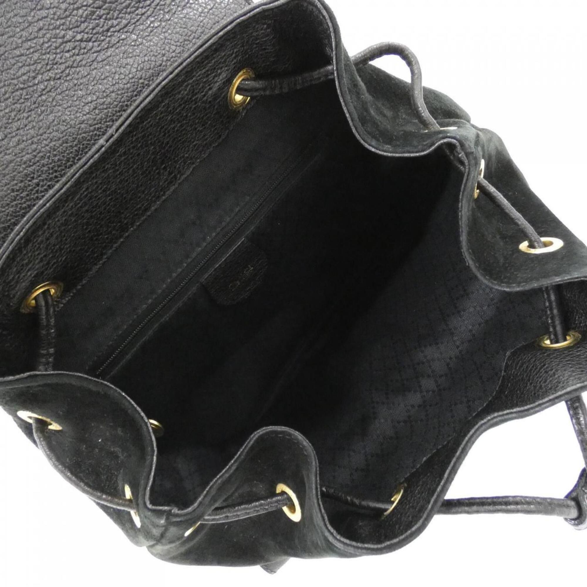 Suede Leather Backpack (Pre-Owned) - Gucci - Modalova