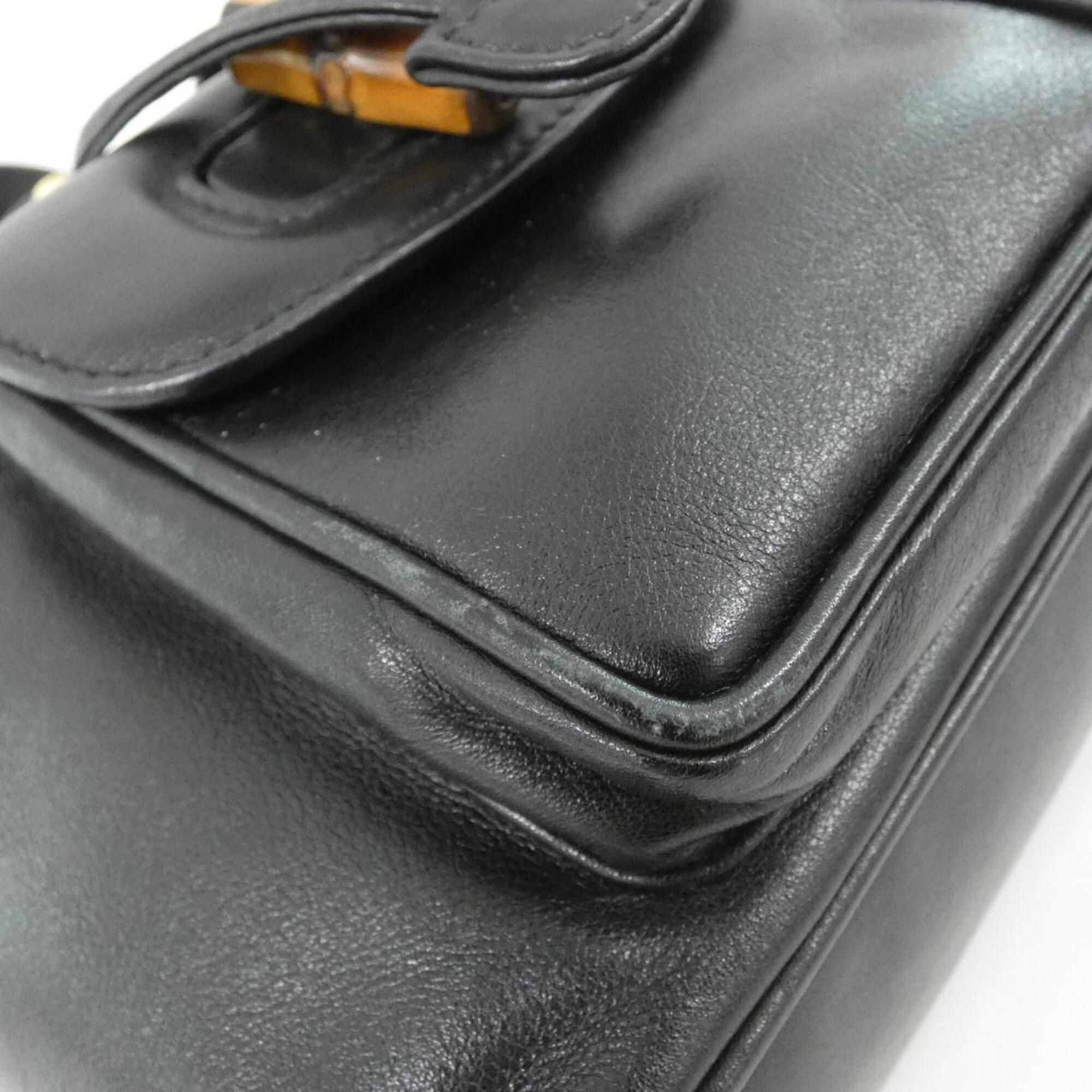 Leather Backpack (Pre-Owned) - Gucci - Modalova