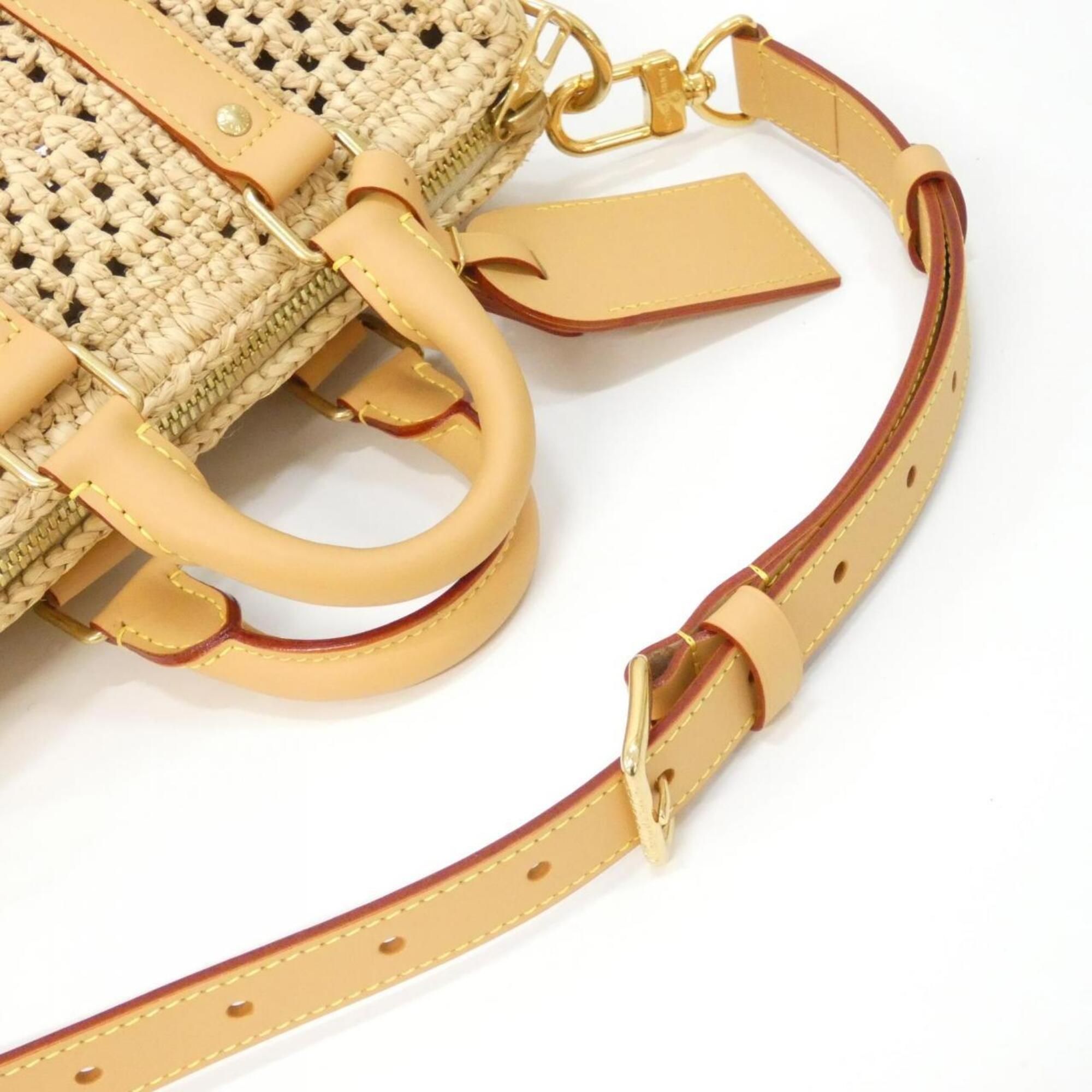 Raffia Boston Bag (Pre-Owned) - Louis Vuitton - Modalova