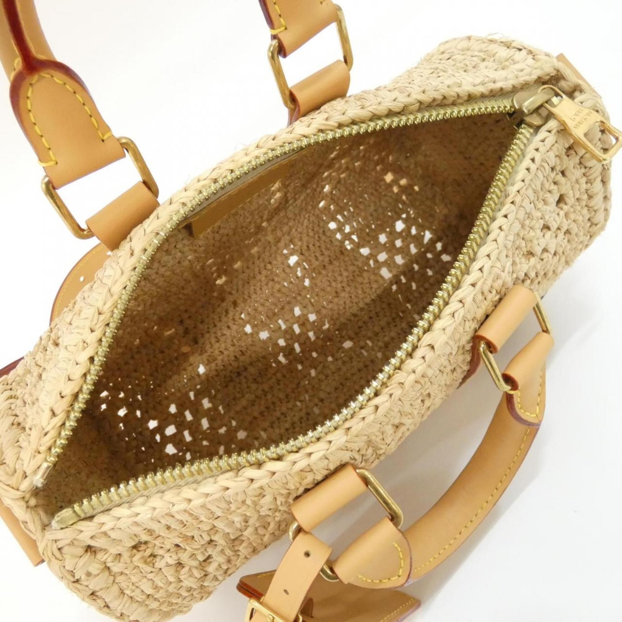 Raffia Boston Bag (Pre-Owned) - Louis Vuitton - Modalova