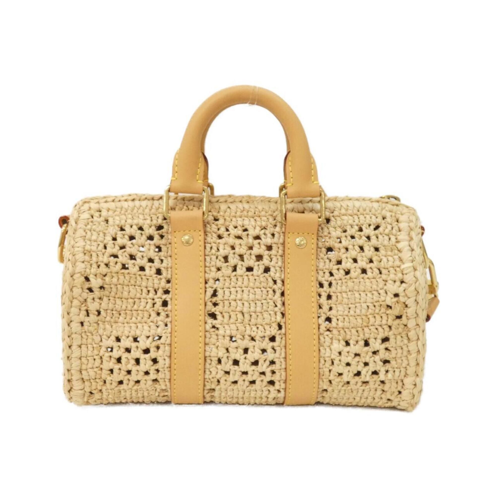 Raffia Boston Bag (Pre-Owned) - Louis Vuitton - Modalova