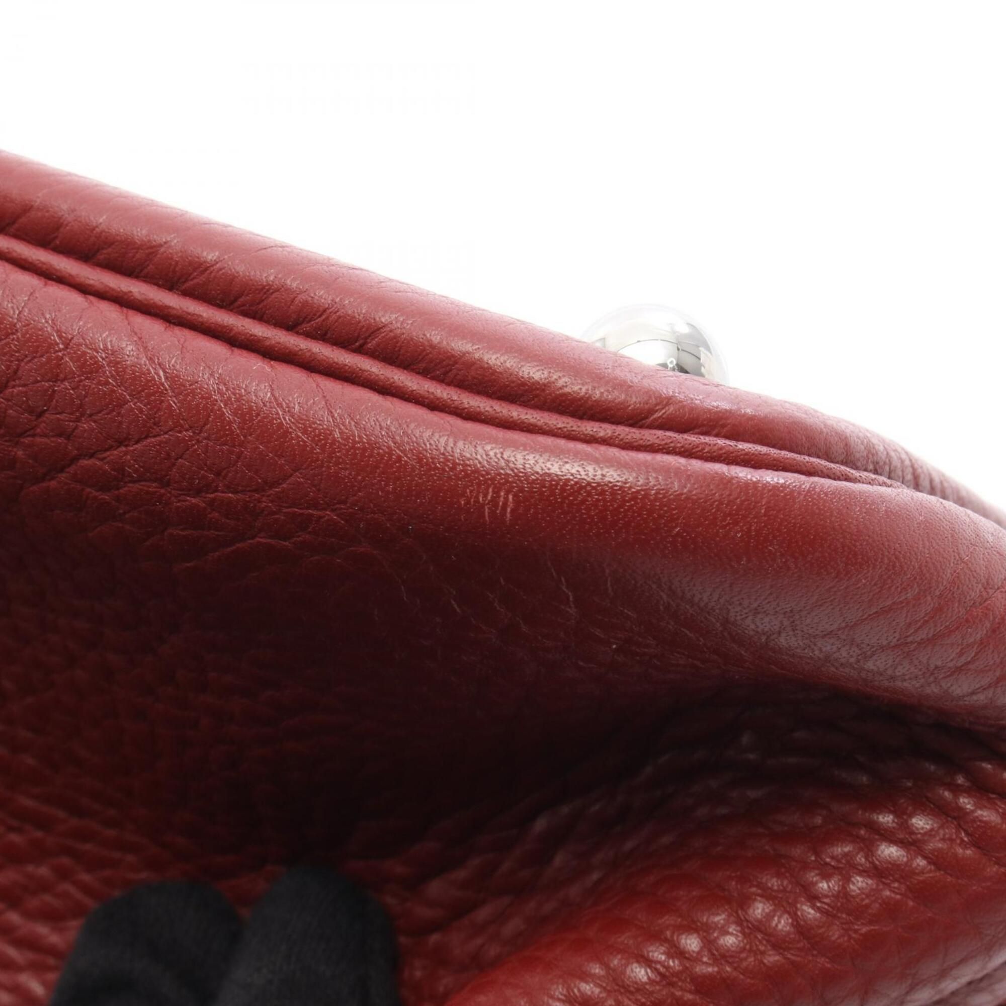 Taurillon Clemence Leather Leather Handbag (Pre-Owned) - Hermes - Modalova