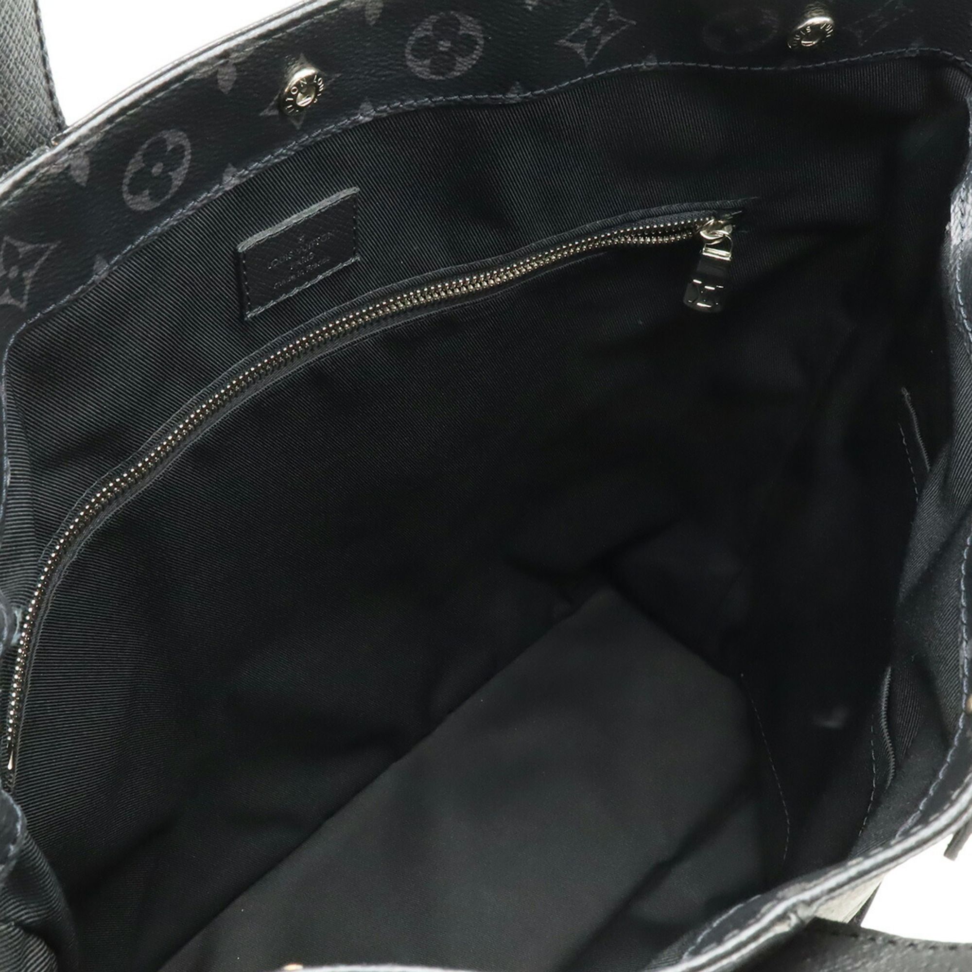 Monogram Eclipse Monogram Eclipse Taiga Leather Shoulder Bag Tote Bag (Pre-Owned) - Louis Vuitton - Modalova