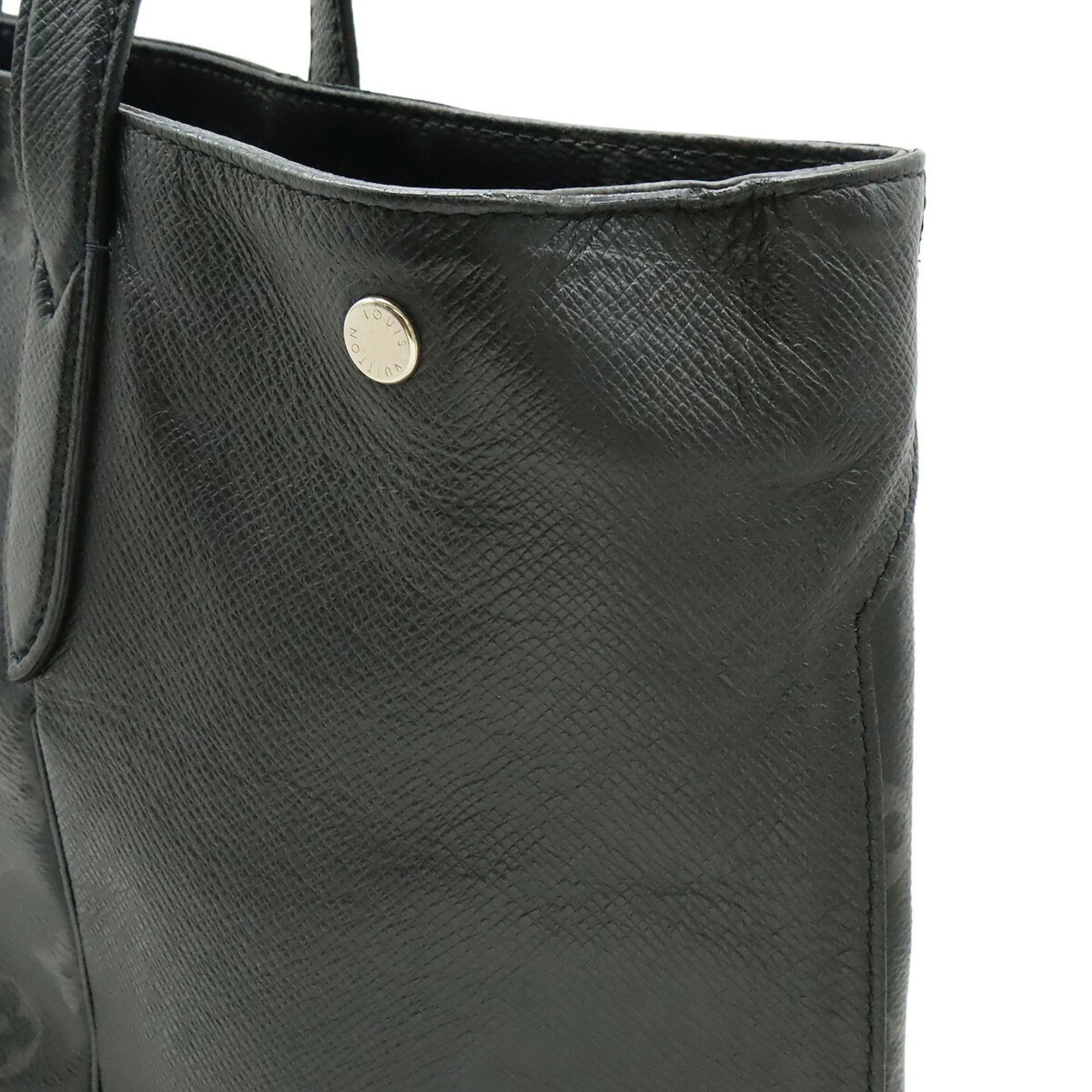 Monogram Eclipse Monogram Eclipse Taiga Leather Shoulder Bag Tote Bag (Pre-Owned) - Louis Vuitton - Modalova