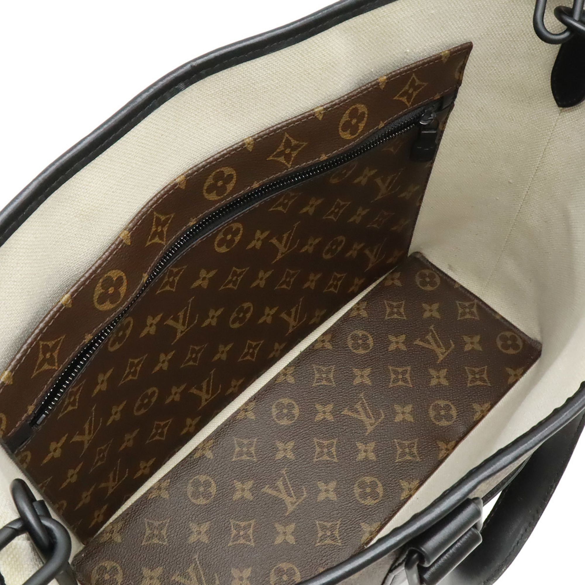 Monogram Leather Pouch Shoulder Bag Tote Bag (Pre-Owned) - Louis Vuitton - Modalova
