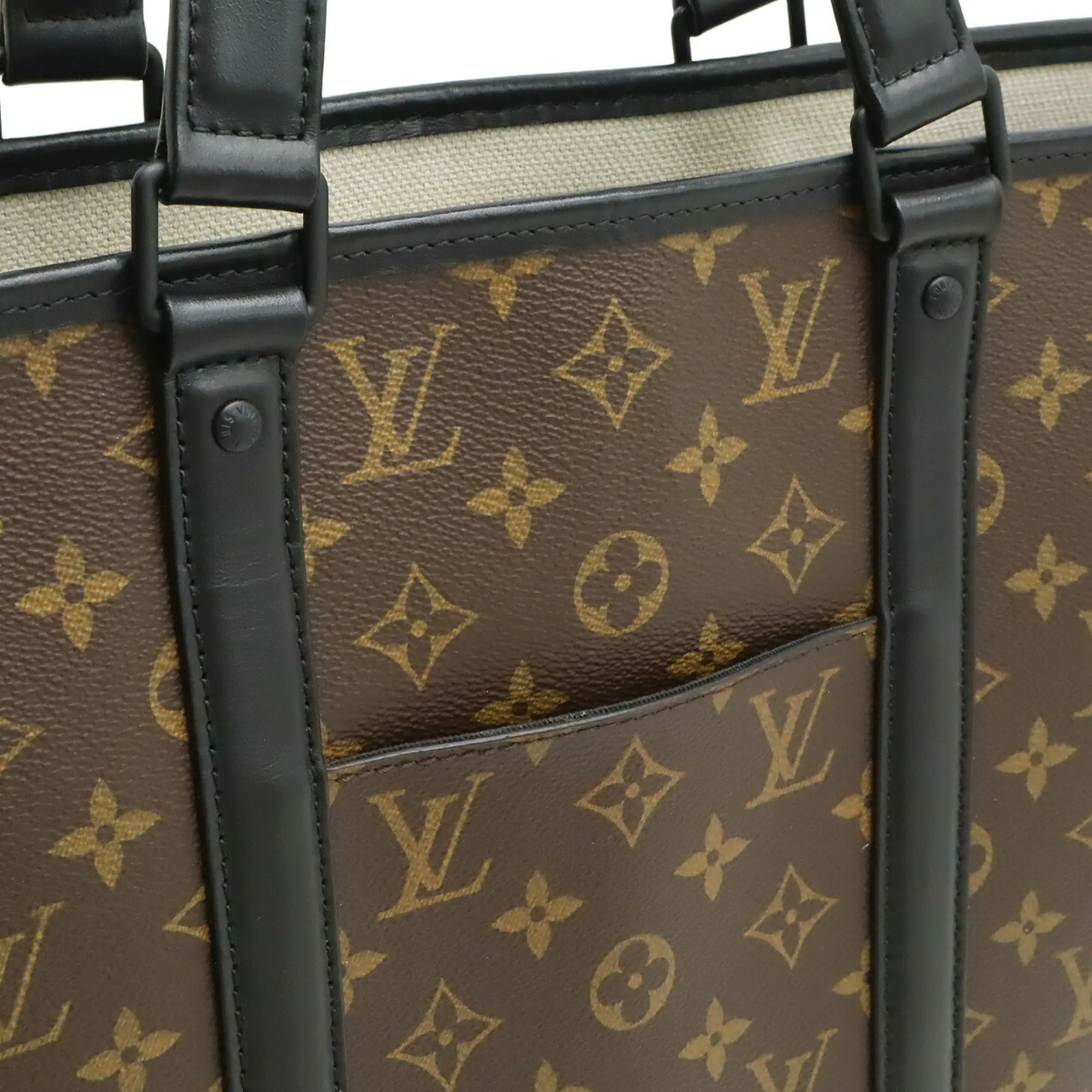 Monogram Leather Pouch Shoulder Bag Tote Bag (Pre-Owned) - Louis Vuitton - Modalova