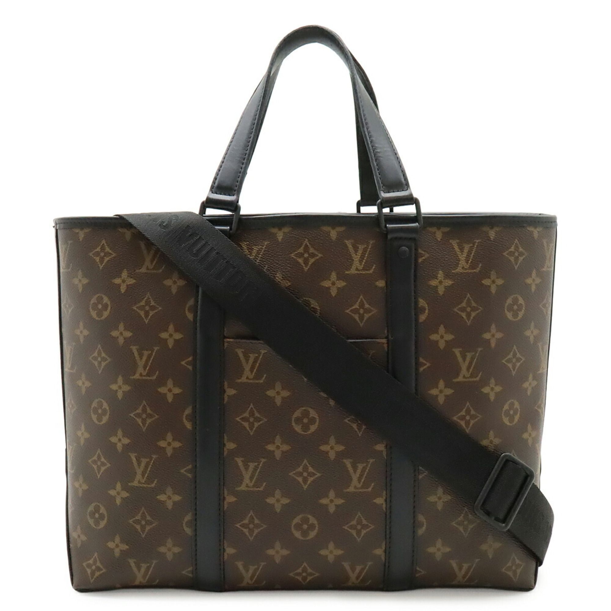 Monogram Leather Pouch Shoulder Bag Tote Bag (Pre-Owned) - Louis Vuitton - Modalova