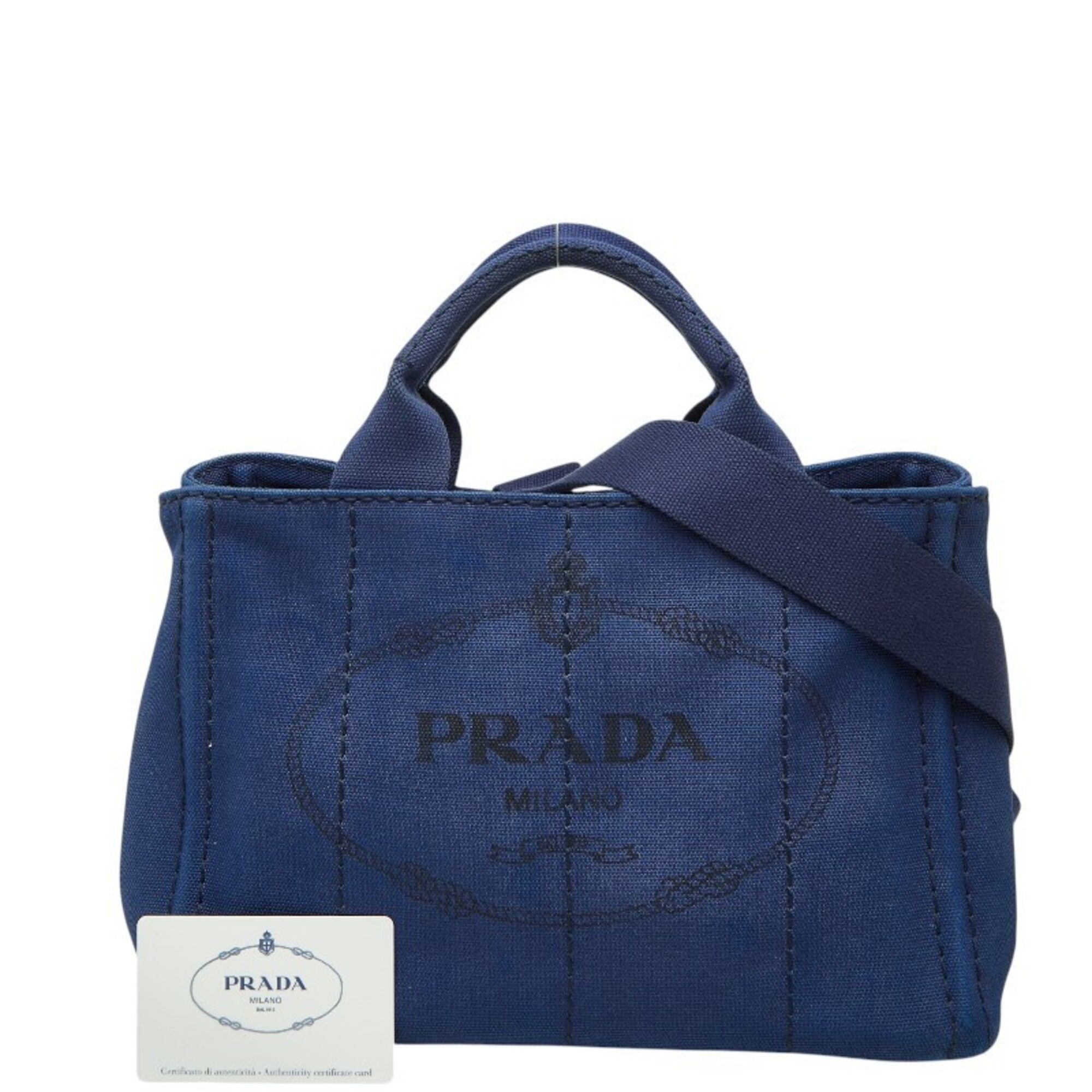 Canapa Canvas Handbag Shoulder Bag (Pre-Owned) - Prada - Modalova