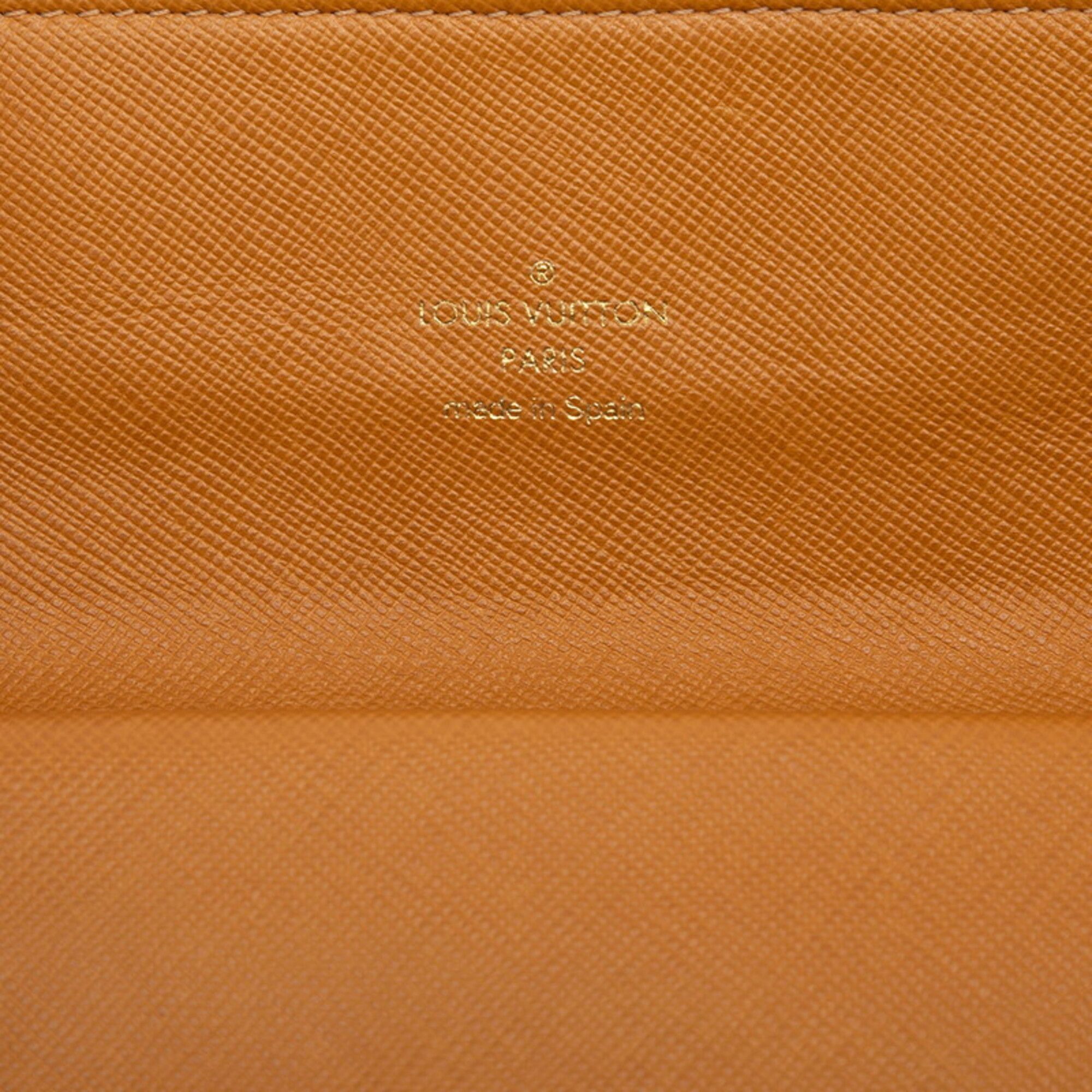 Monogram Mini Canvas Leather Long Wallet (Tri-Fold) (Pre-Owned) - Louis Vuitton - Modalova