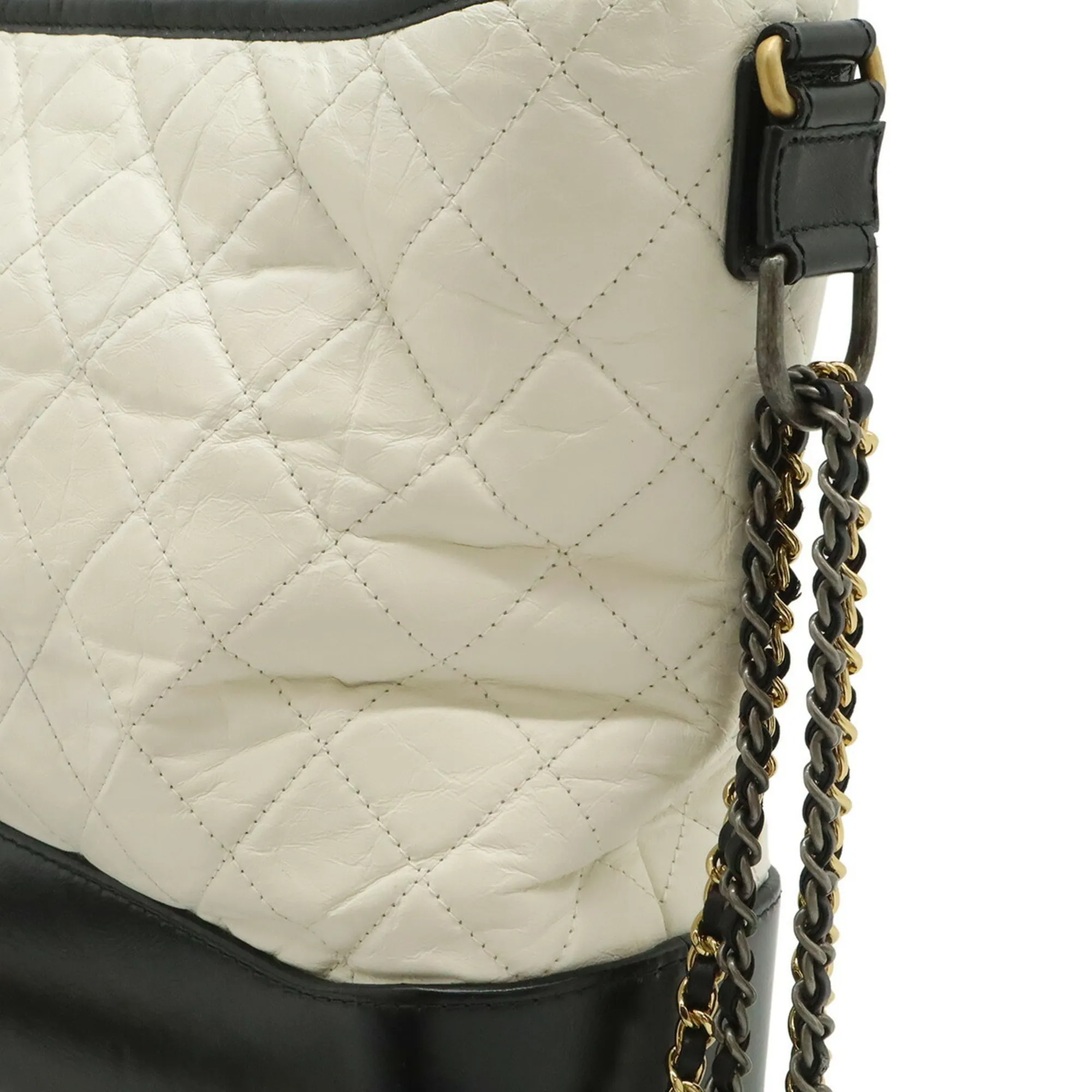Gabriel Leather Shoulder Bag (Pre-Owned) - Chanel - Modalova
