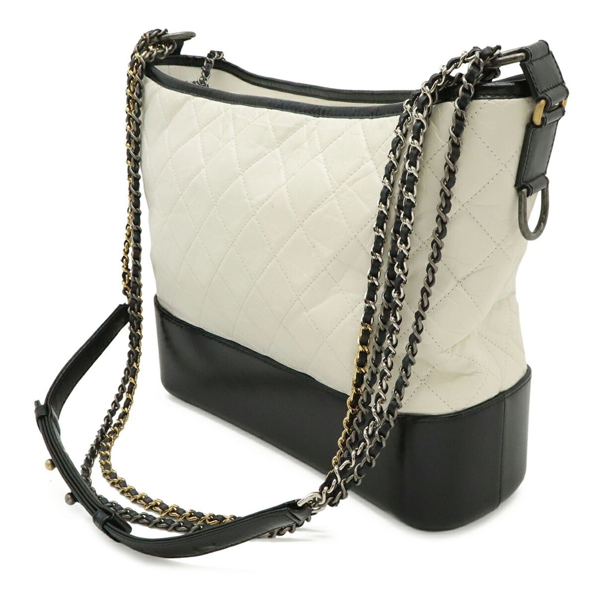 Gabriel Leather Shoulder Bag (Pre-Owned) - Chanel - Modalova