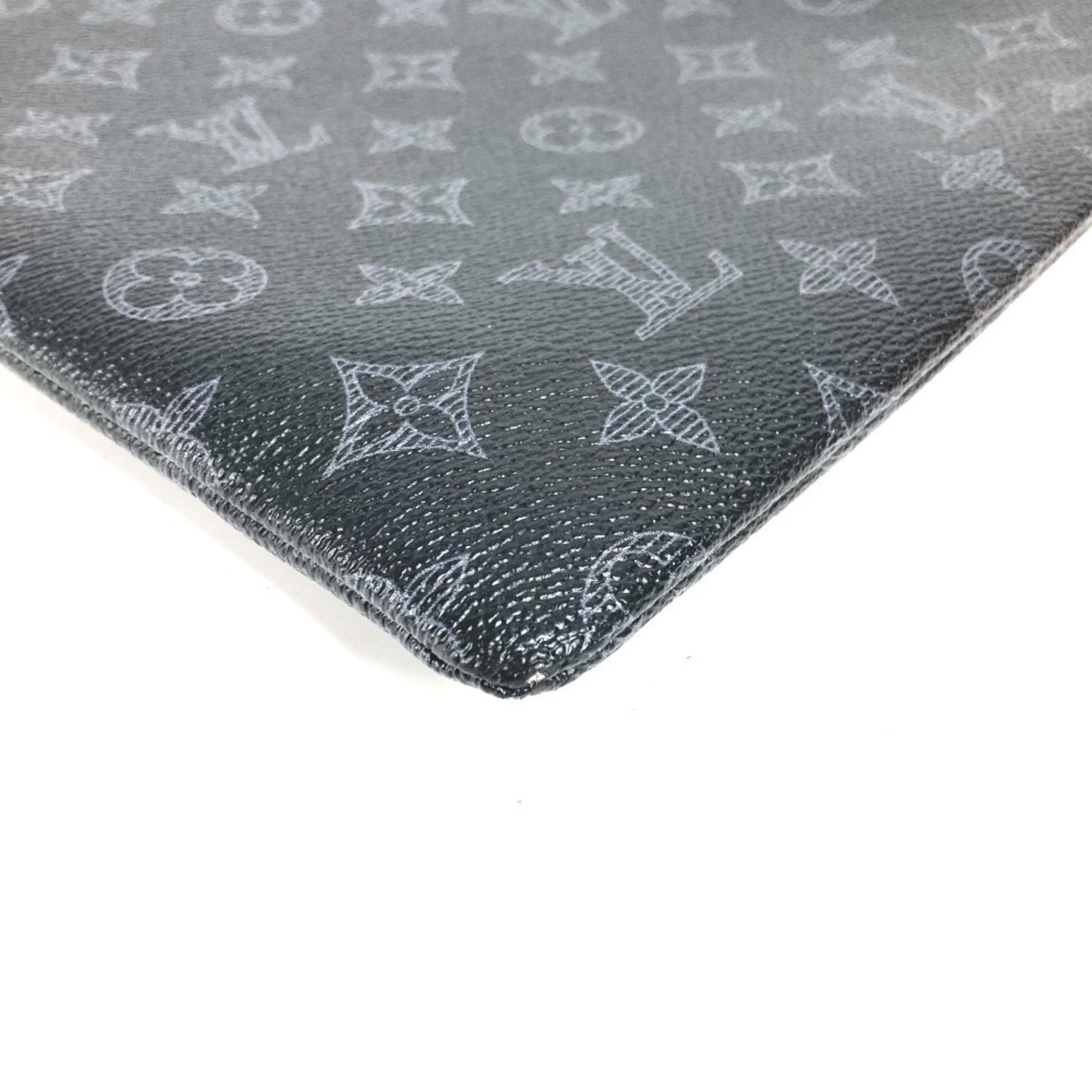 Monogram Eclipse Monogram Eclipse Clutch Bag Handbag Pochette (Pre-Owned) - Louis Vuitton - Modalova