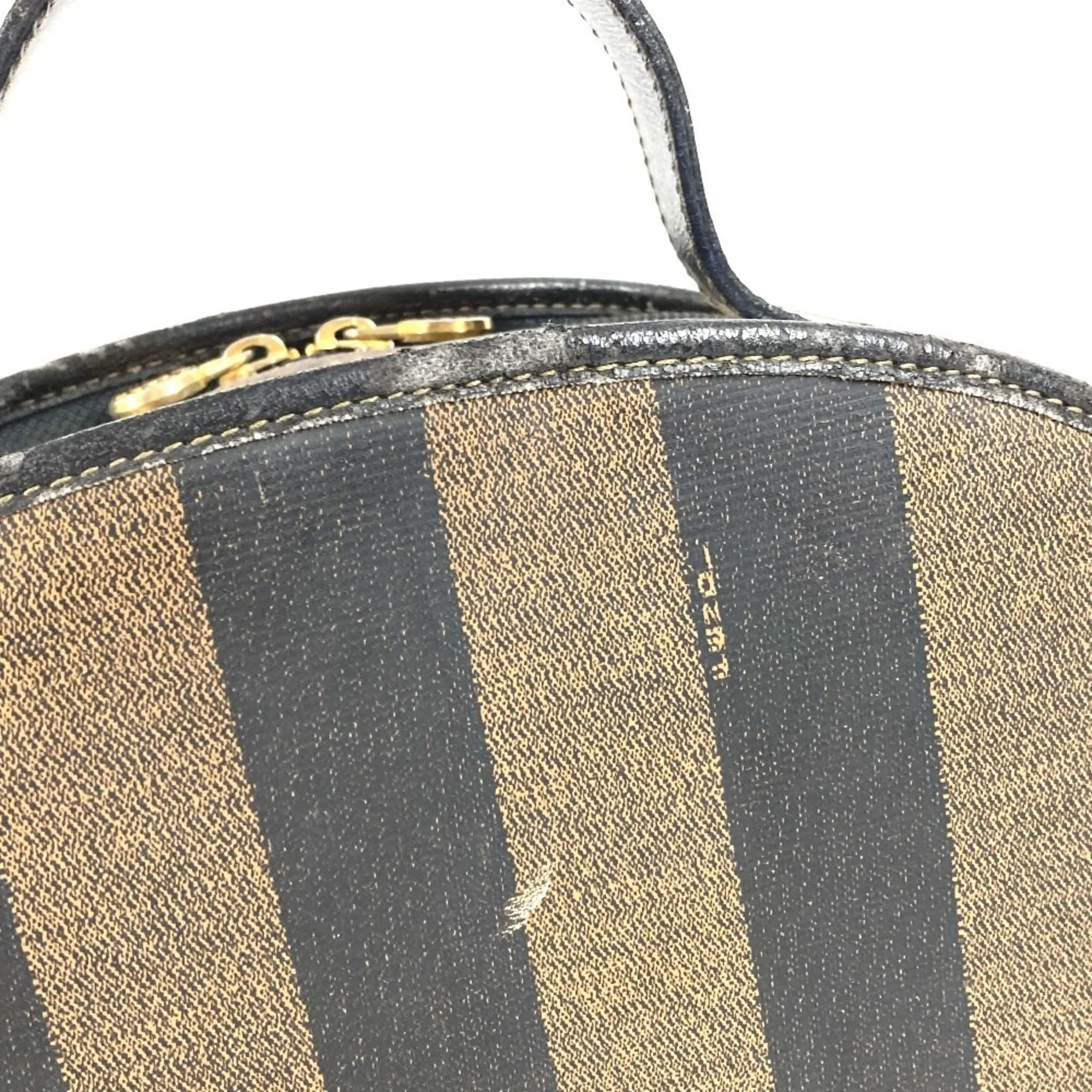 Pequin Pvc Leather Handbag Vanity Bag (Pre-Owned) - Fendi - Modalova