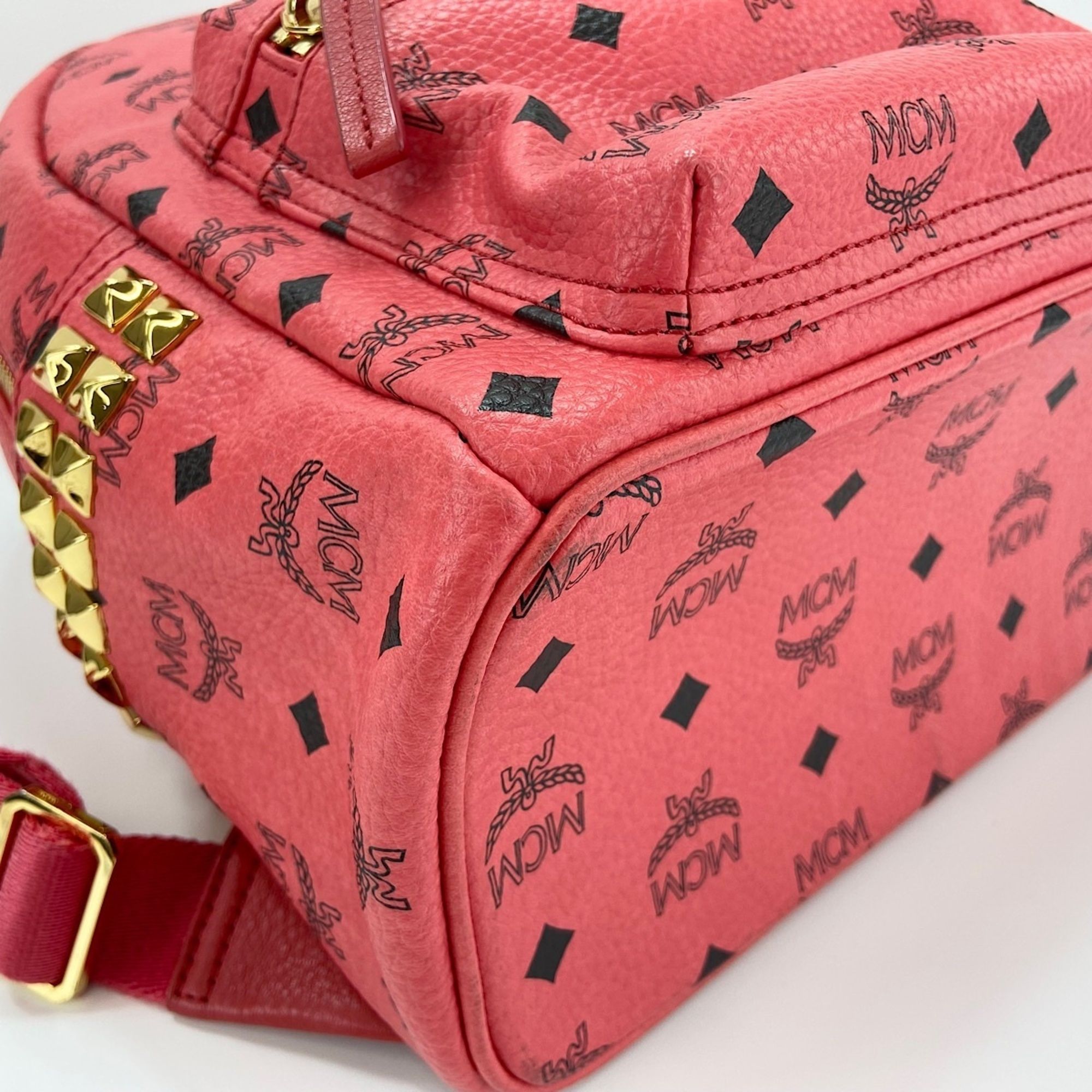 Mcm Red Color Backpack (Pre-Owned) - MCM - Modalova