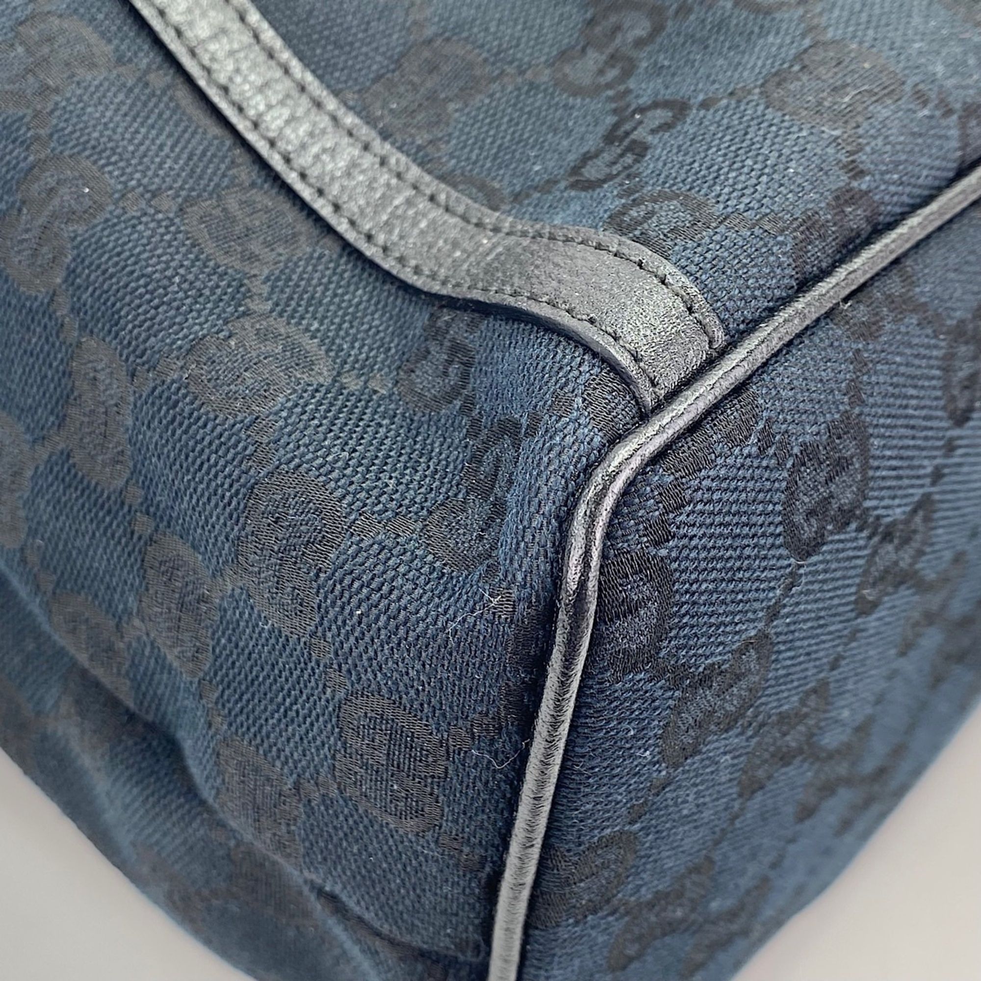 Gucci Navy Backpack (Pre-Owned) - Gucci - Modalova