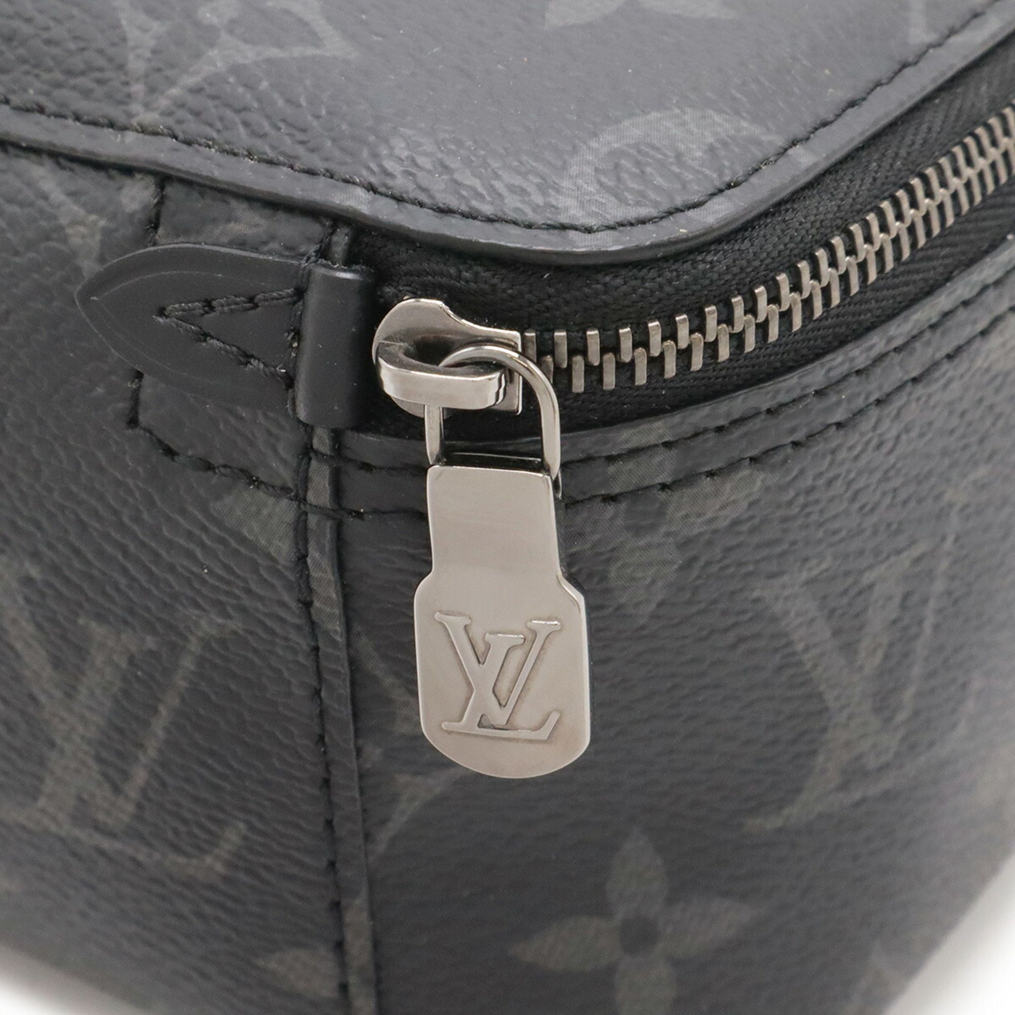 Monogram Eclipse Canvas Leather Pouch (Pre-Owned) - Louis Vuitton - Modalova