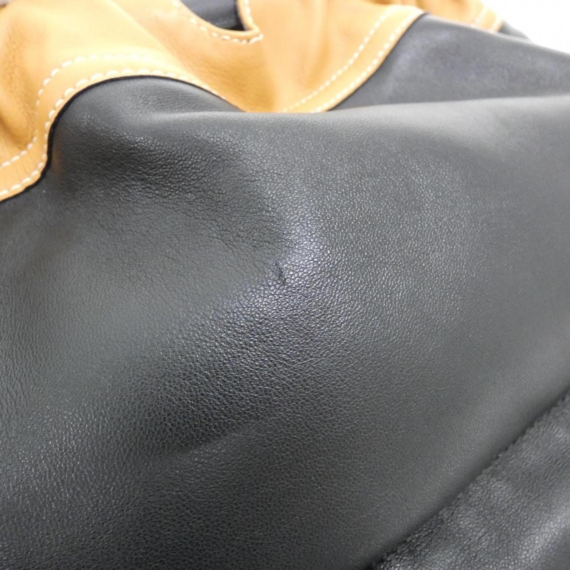 Nylon Leather Backpack (Pre-Owned) - Loewe - Modalova