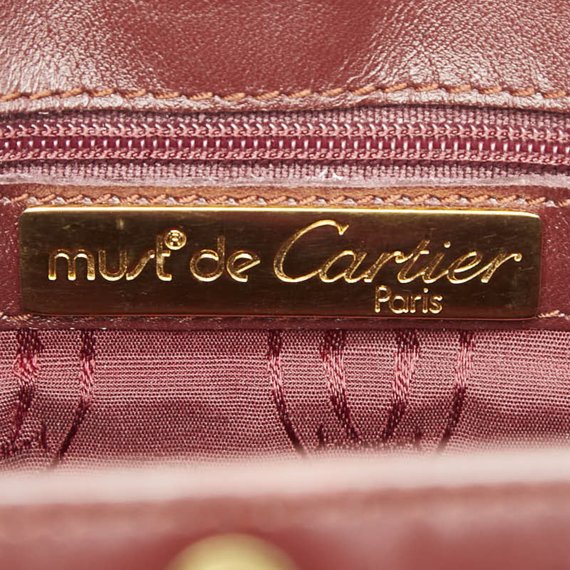 Must Leather Shoulder Bag (Pre-Owned) - Cartier - Modalova