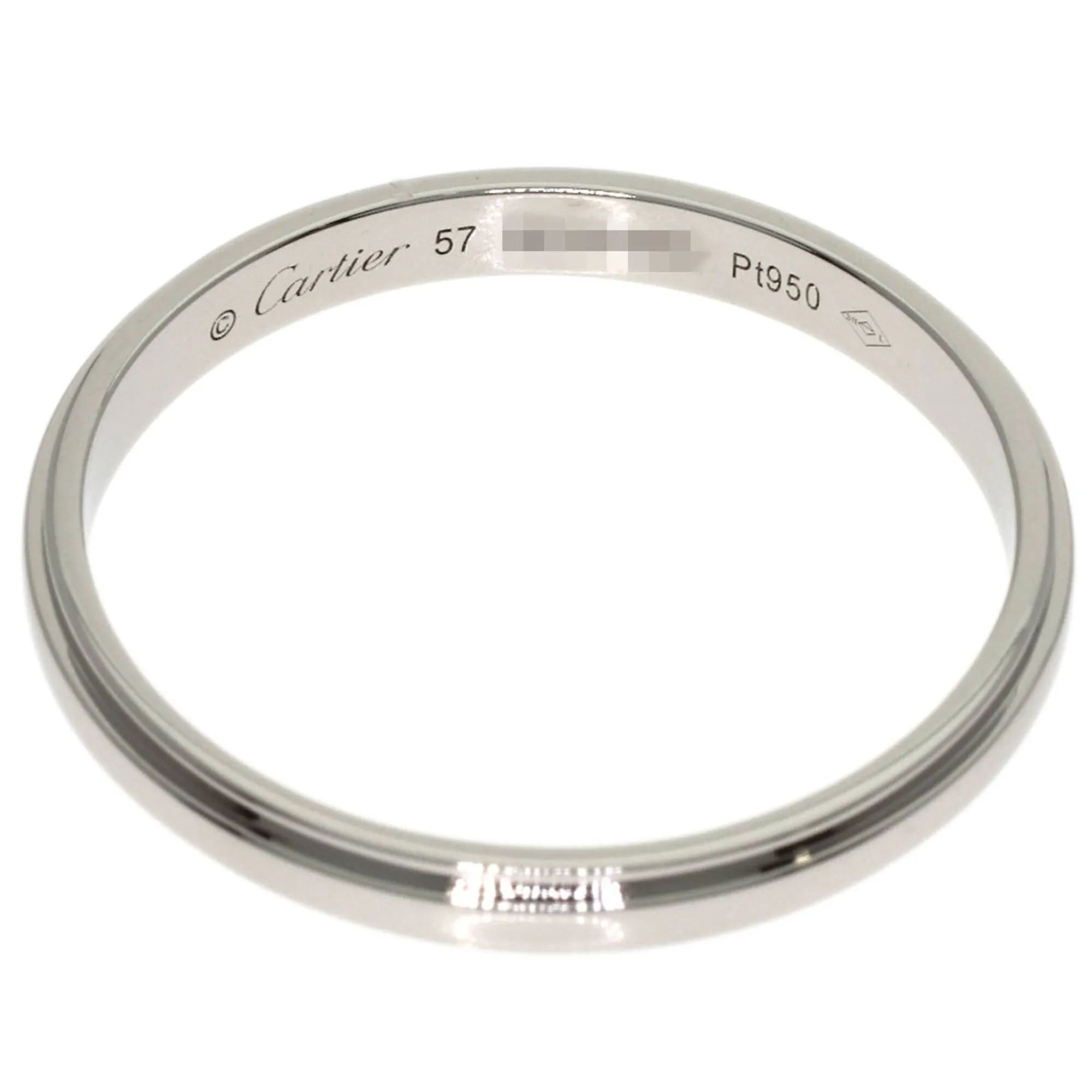 Platinum 950 Band Ring (Pre-Owned) - Cartier - Modalova