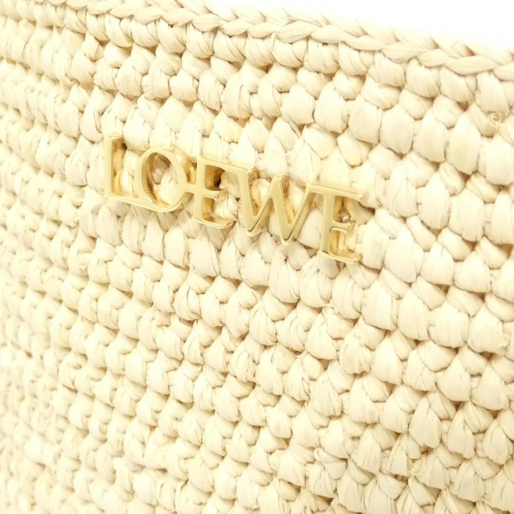 Raffia Leather Handbag (Pre-Owned) - Loewe - Modalova