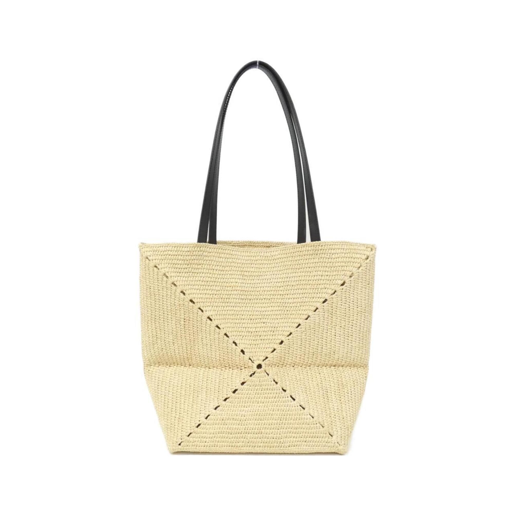 Raffia Leather Handbag (Pre-Owned) - Loewe - Modalova