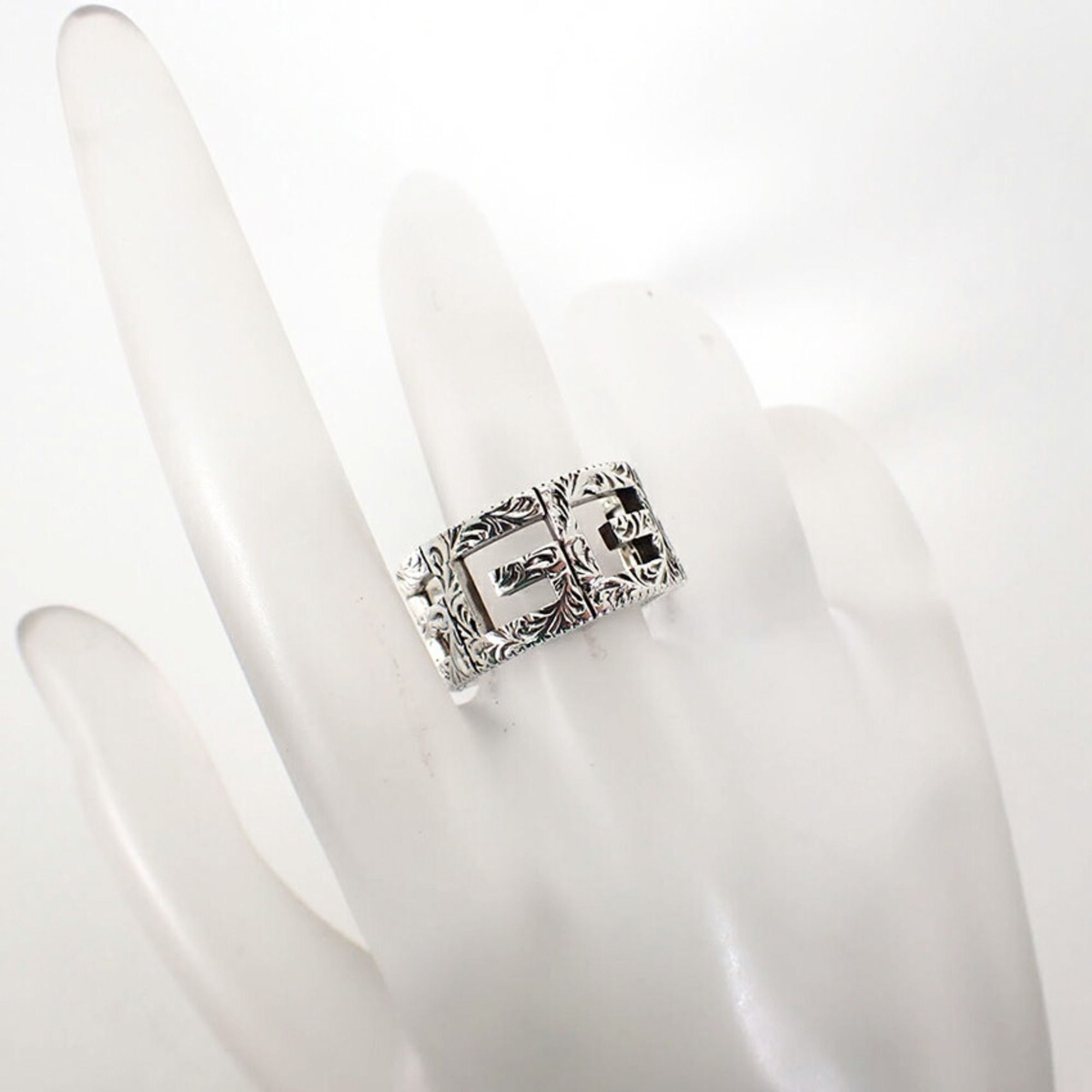 Sterling Silver 925 Band Ring (Pre-Owned) - Gucci - Modalova