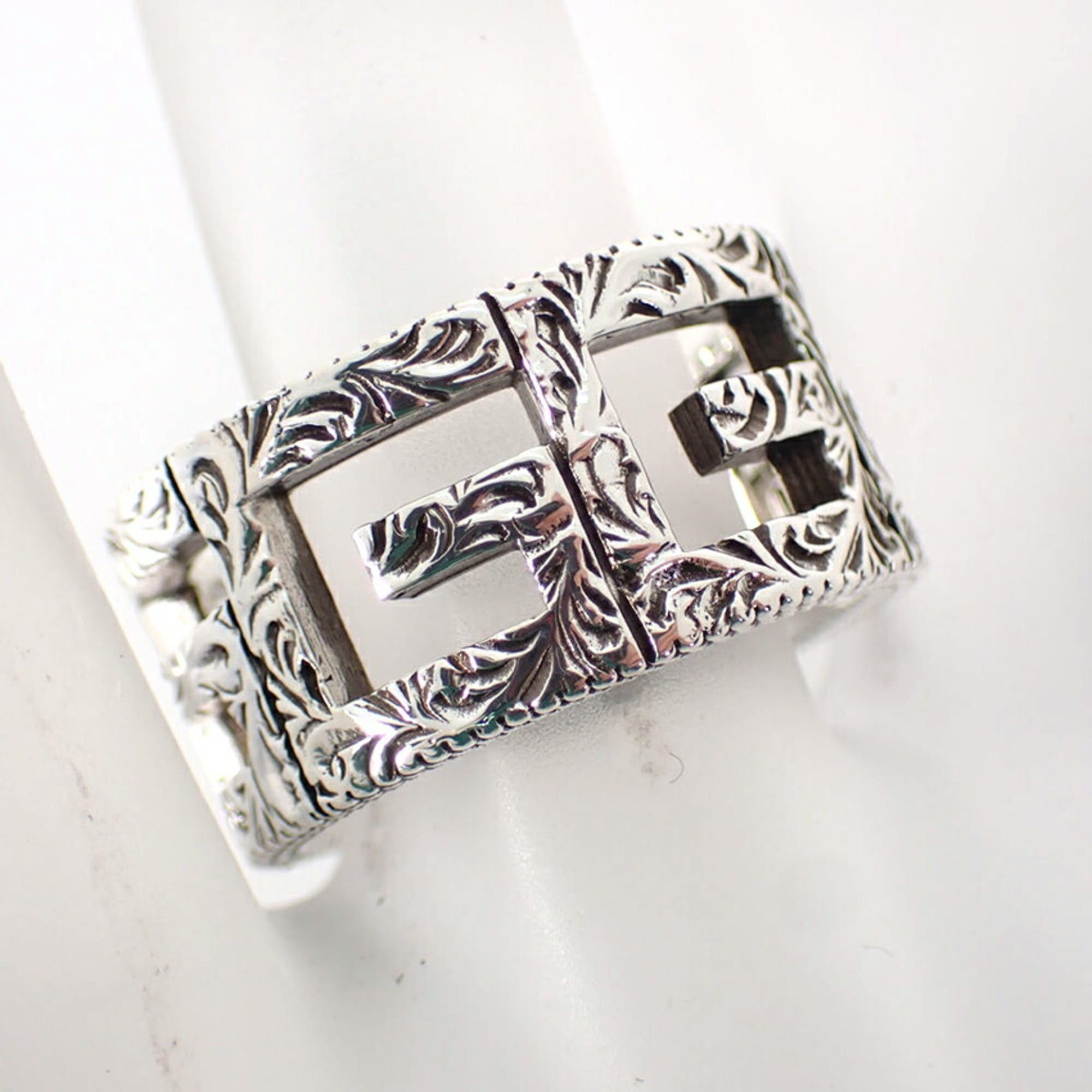 Sterling Silver 925 Band Ring (Pre-Owned) - Gucci - Modalova