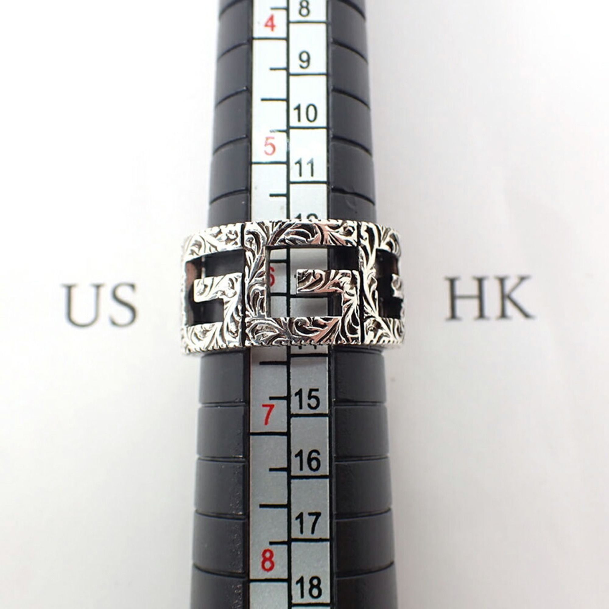 Sterling Silver 925 Band Ring (Pre-Owned) - Gucci - Modalova