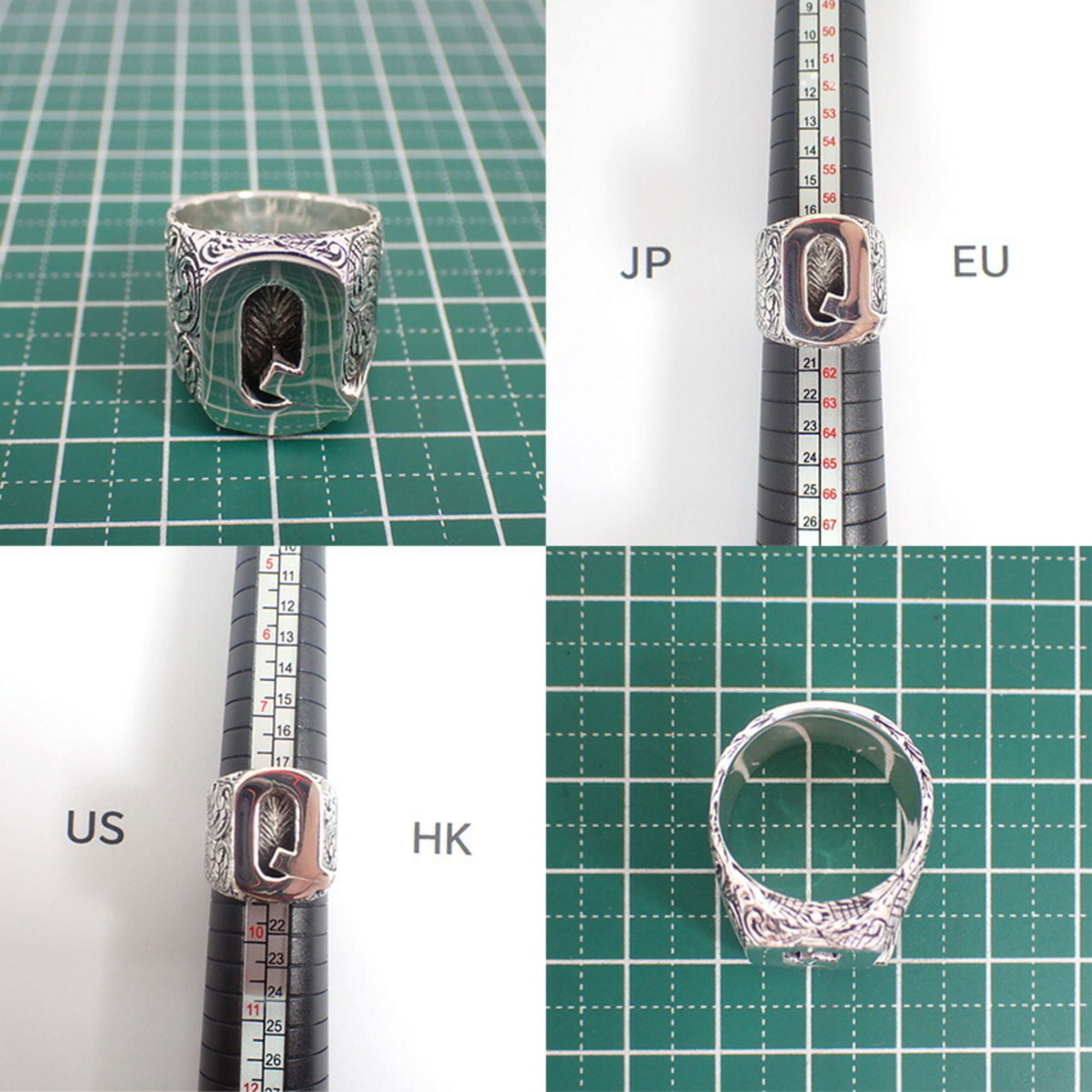 Sterling Silver 925 Band Ring (Pre-Owned) - Gucci - Modalova
