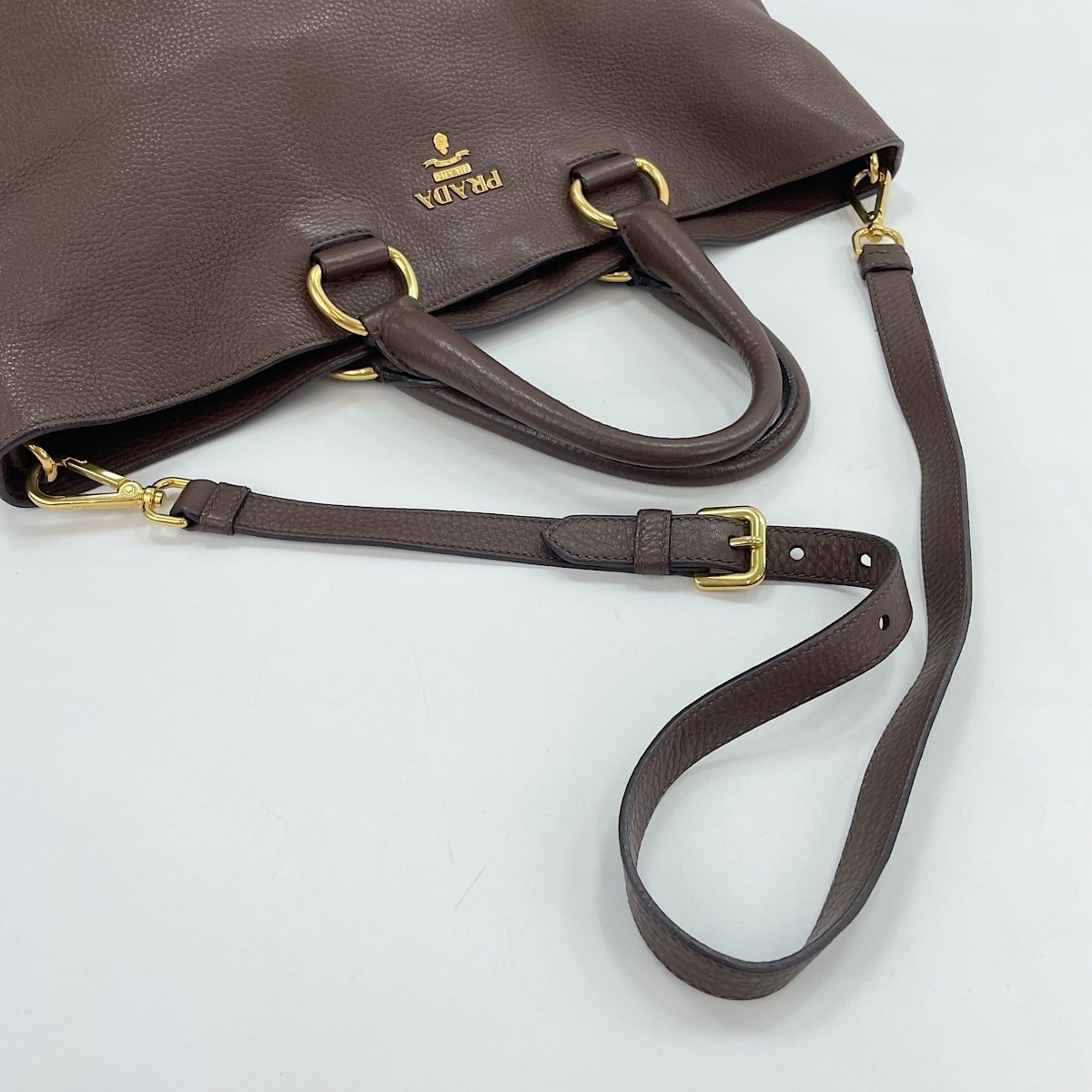 Prada Brown Tote Bag (Pre-Owned) - Prada - Modalova