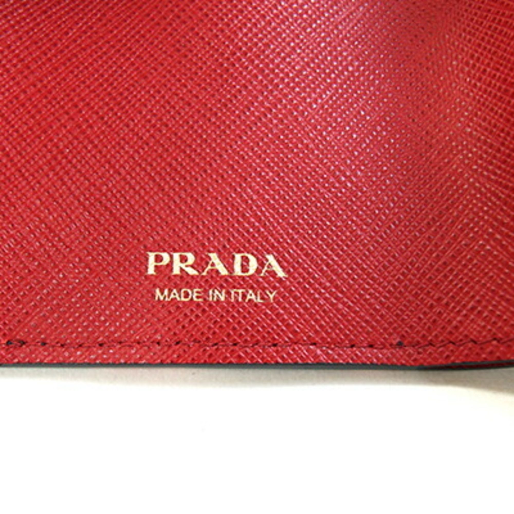 Leather Wallet (Tri-Fold) (Pre-Owned) - Prada - Modalova
