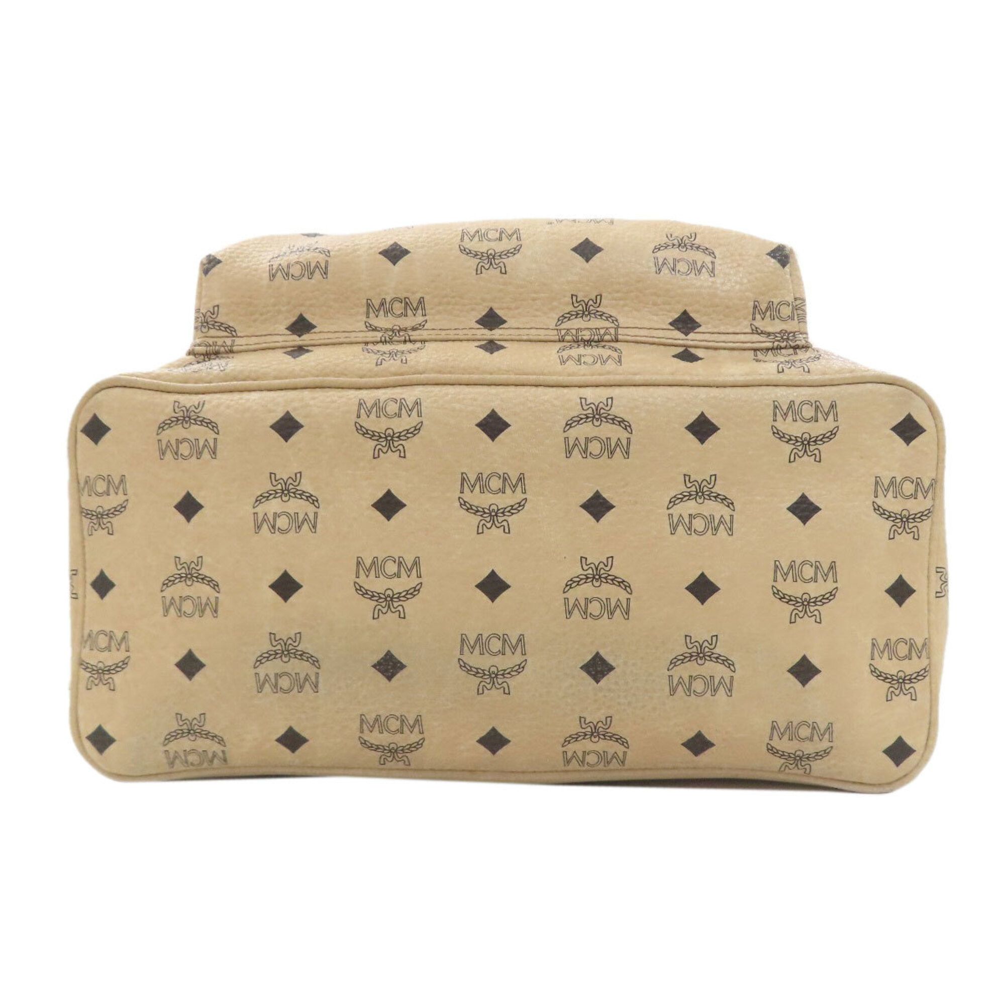 Mcm Beige Pvc Backpack (Pre-Owned) - MCM - Modalova