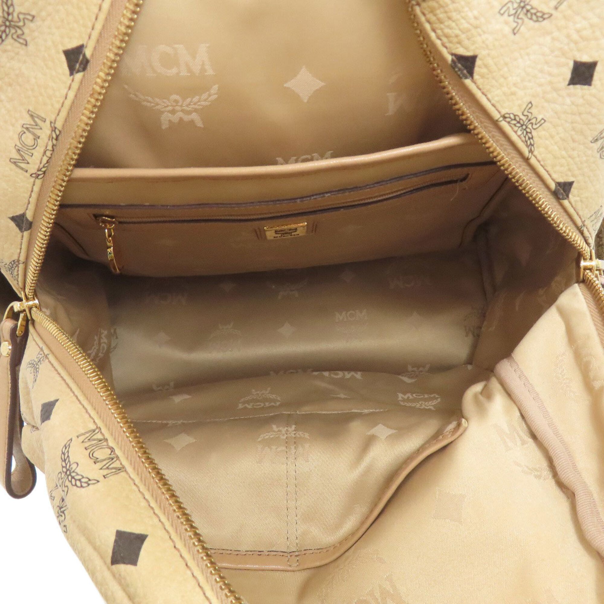 Mcm Beige Pvc Backpack (Pre-Owned) - MCM - Modalova