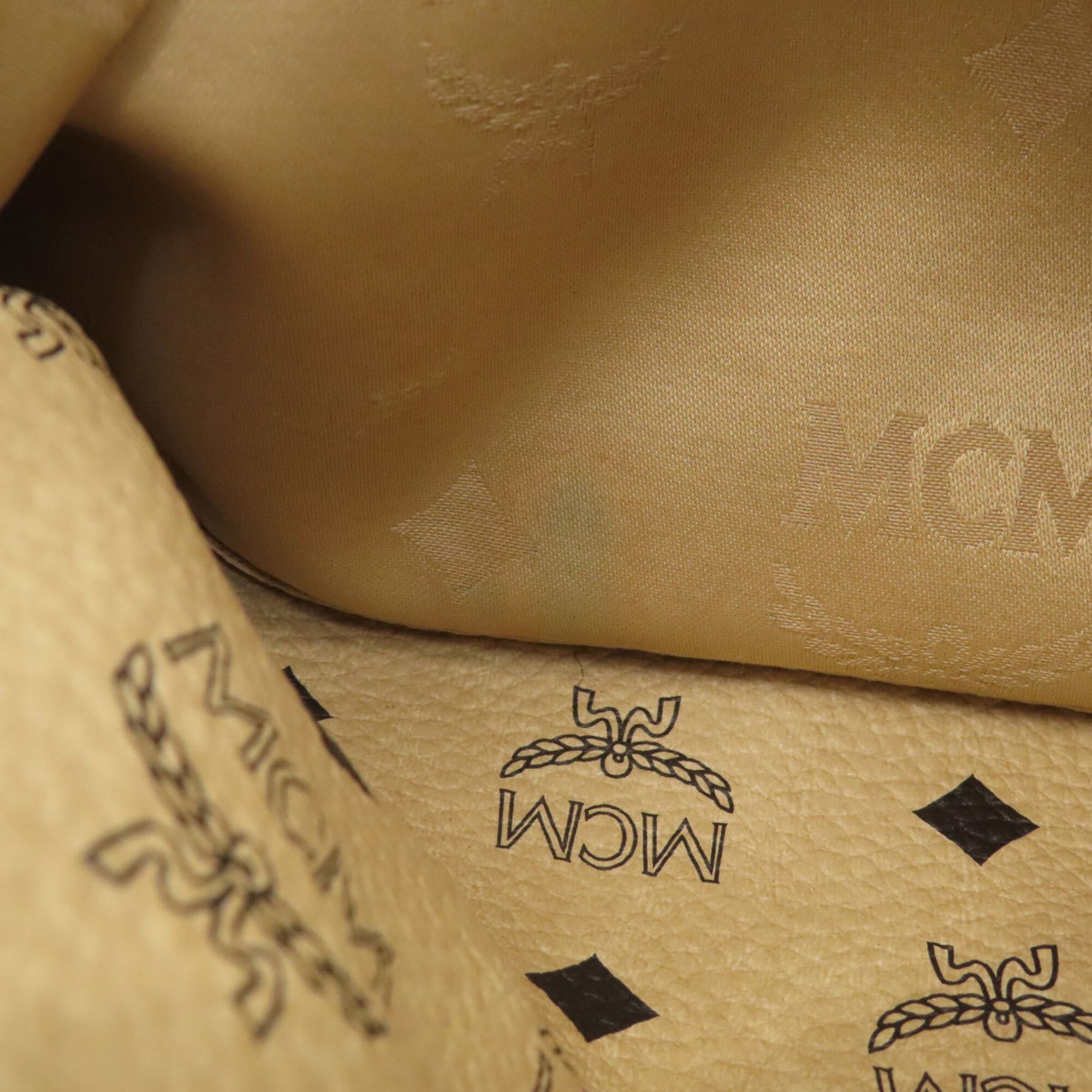 Mcm Beige Pvc Backpack (Pre-Owned) - MCM - Modalova
