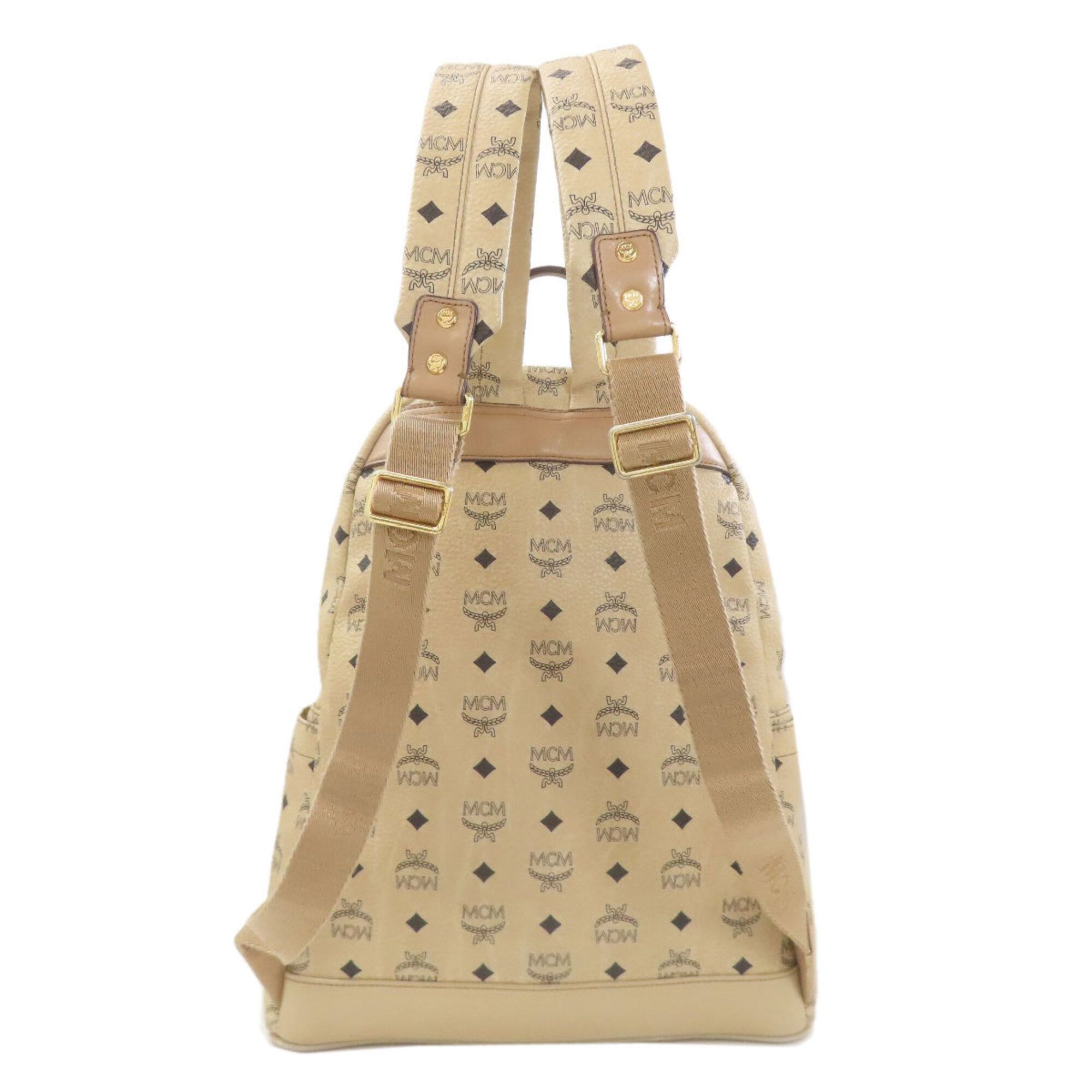 Mcm Beige Pvc Backpack (Pre-Owned) - MCM - Modalova