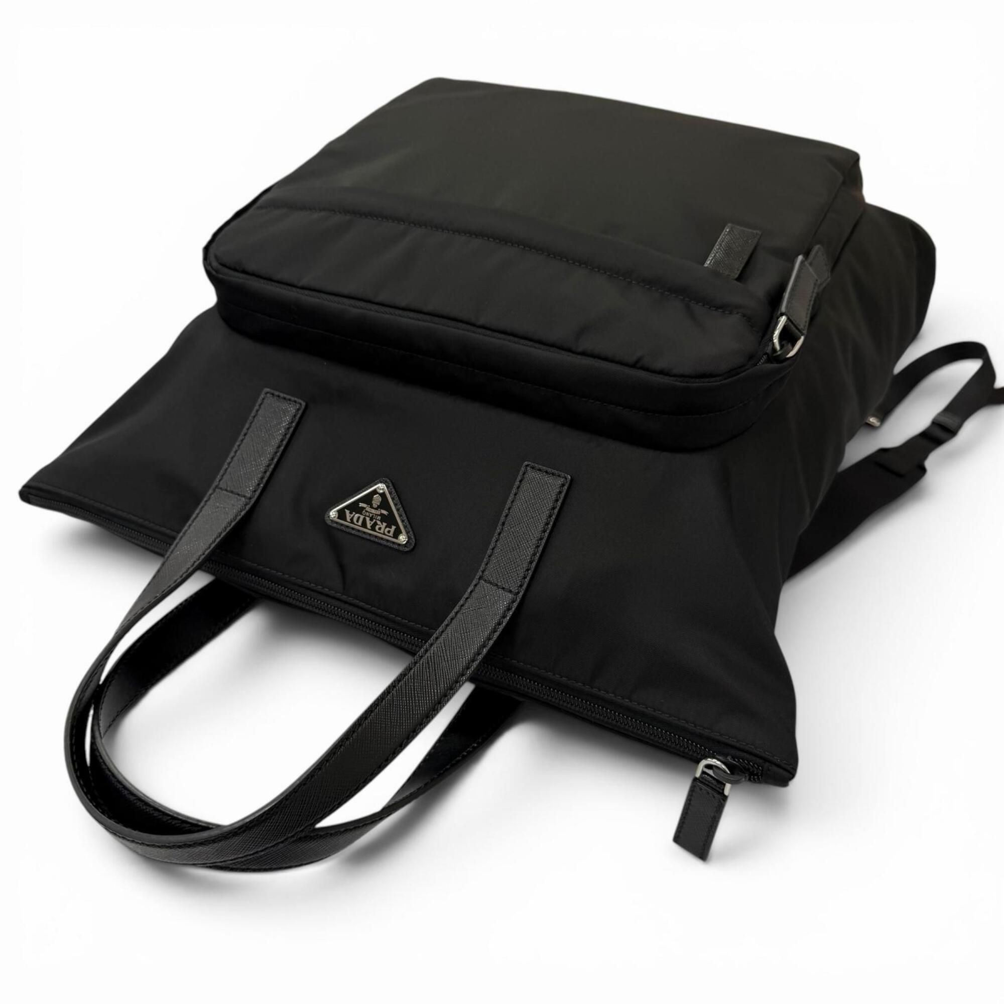 Polyamide Leather Tote Bag (Pre-Owned) - Prada - Modalova