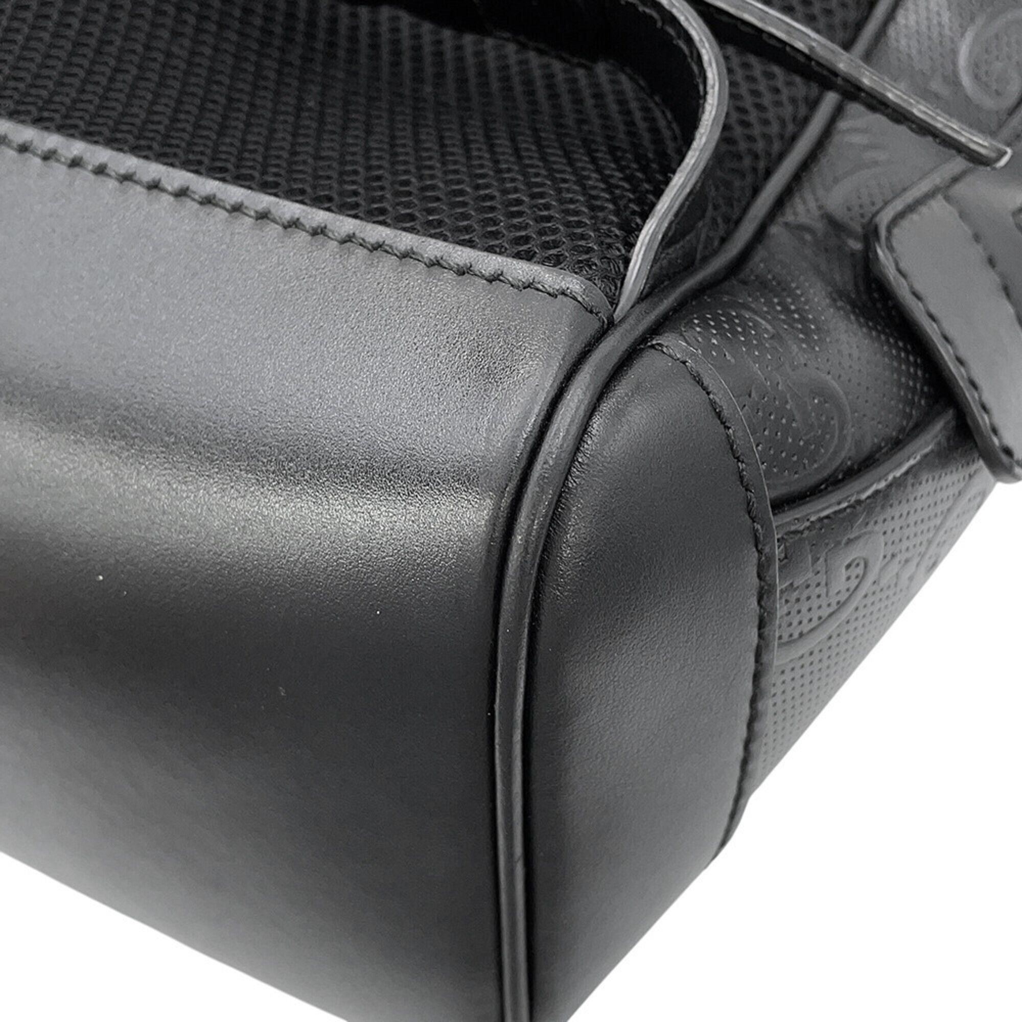 Embossed Leather Backpack (Pre-Owned) - Gucci - Modalova