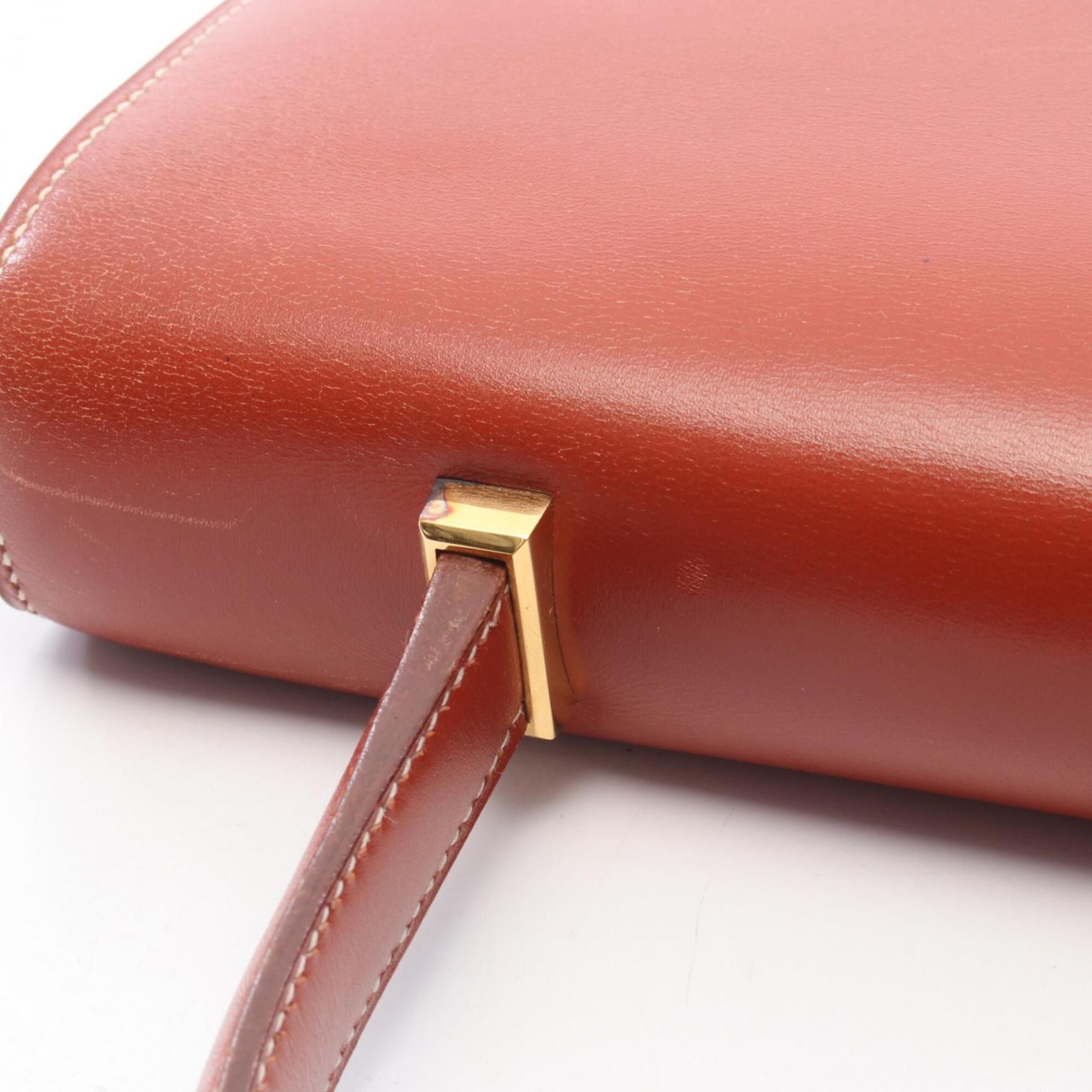 Box Calf Leather Leather Handbag (Pre-Owned) - Hermes - Modalova