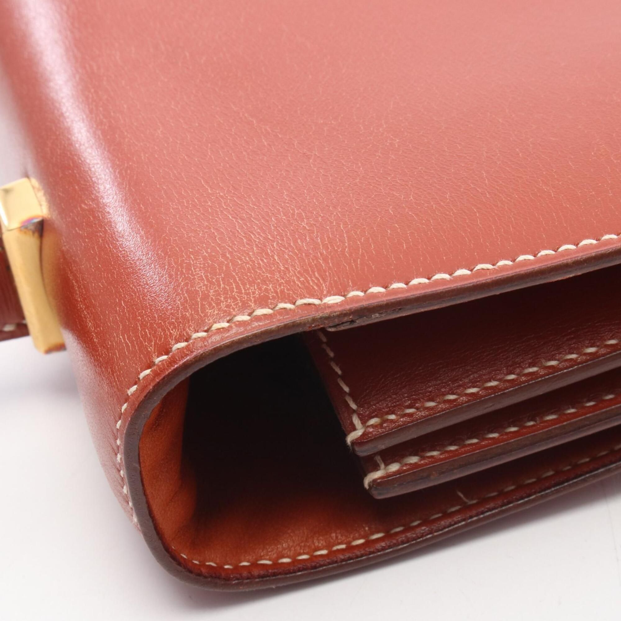 Box Calf Leather Leather Handbag (Pre-Owned) - Hermes - Modalova
