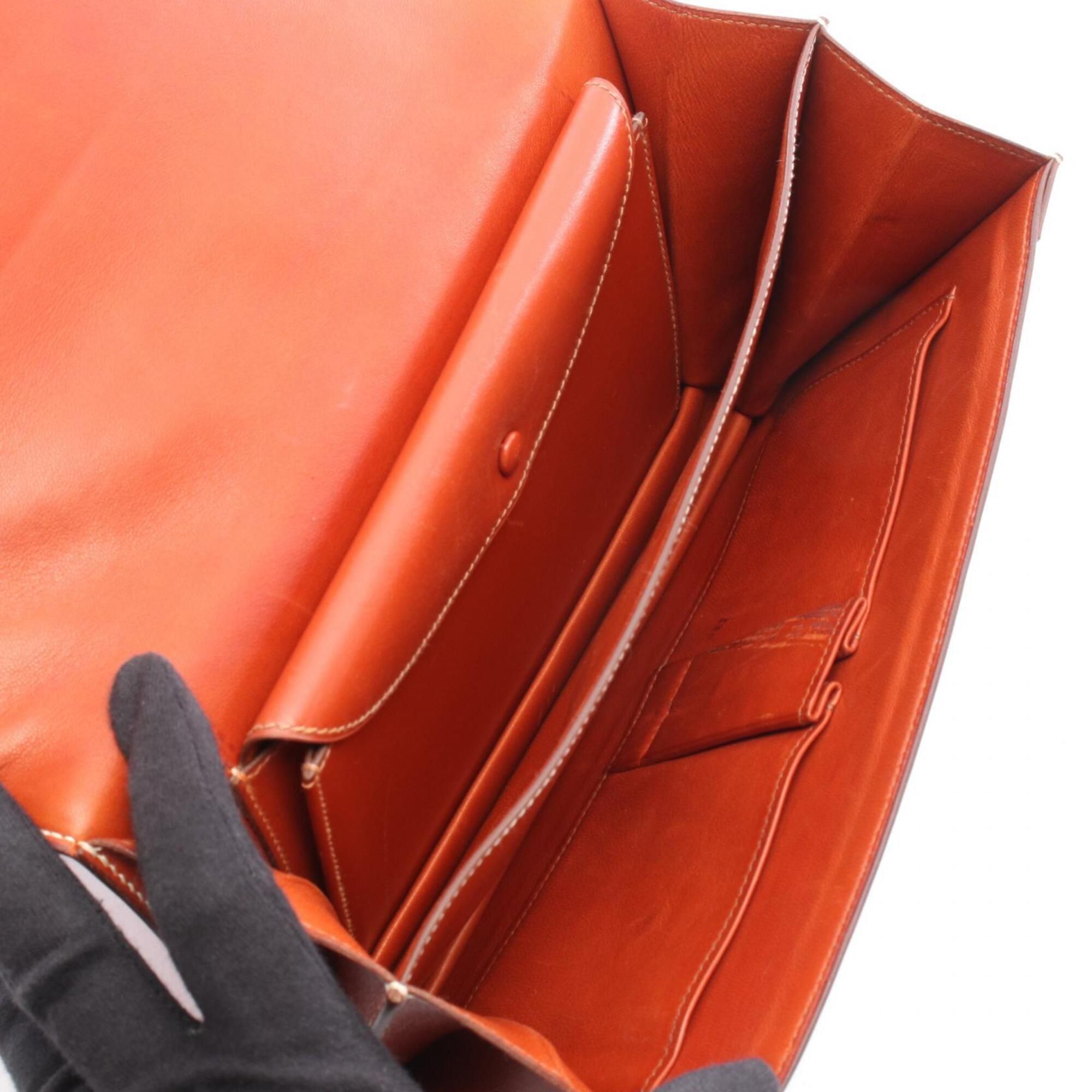 Box Calf Leather Leather Handbag (Pre-Owned) - Hermes - Modalova