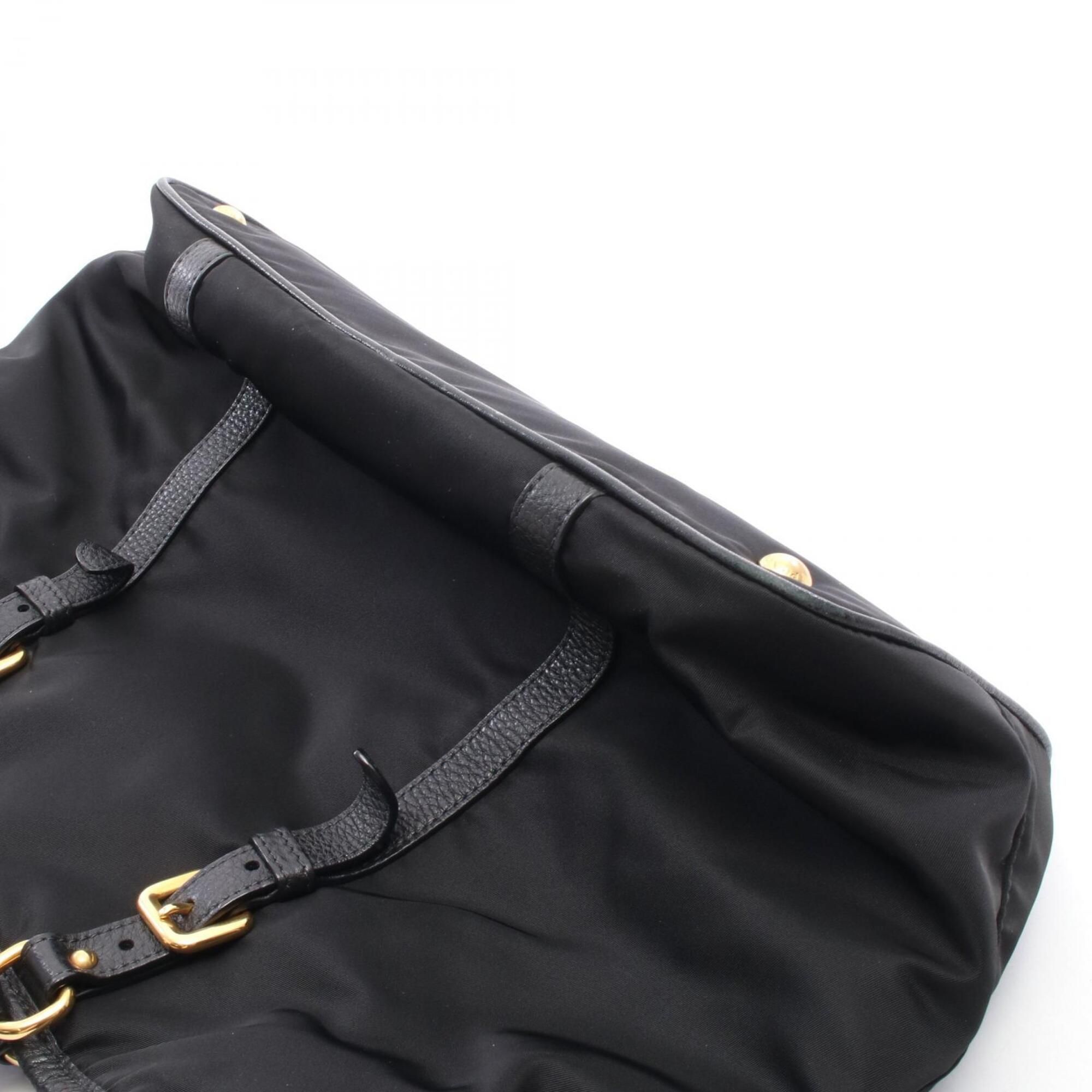 Nylon Leather Handbag (Pre-Owned) - Prada - Modalova