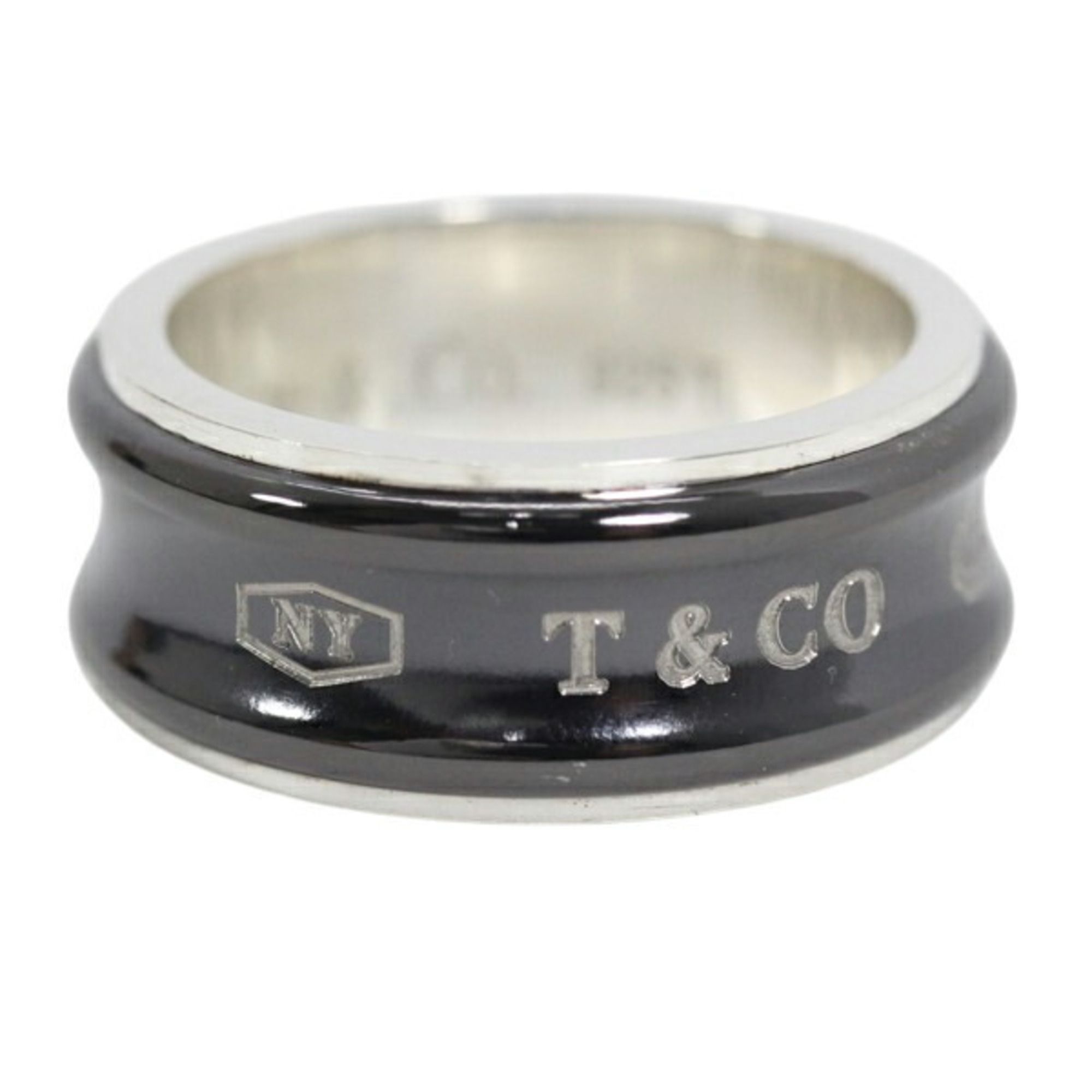 Silver 925 Titanium Band Ring (Pre-Owned) - Tiffany - Modalova