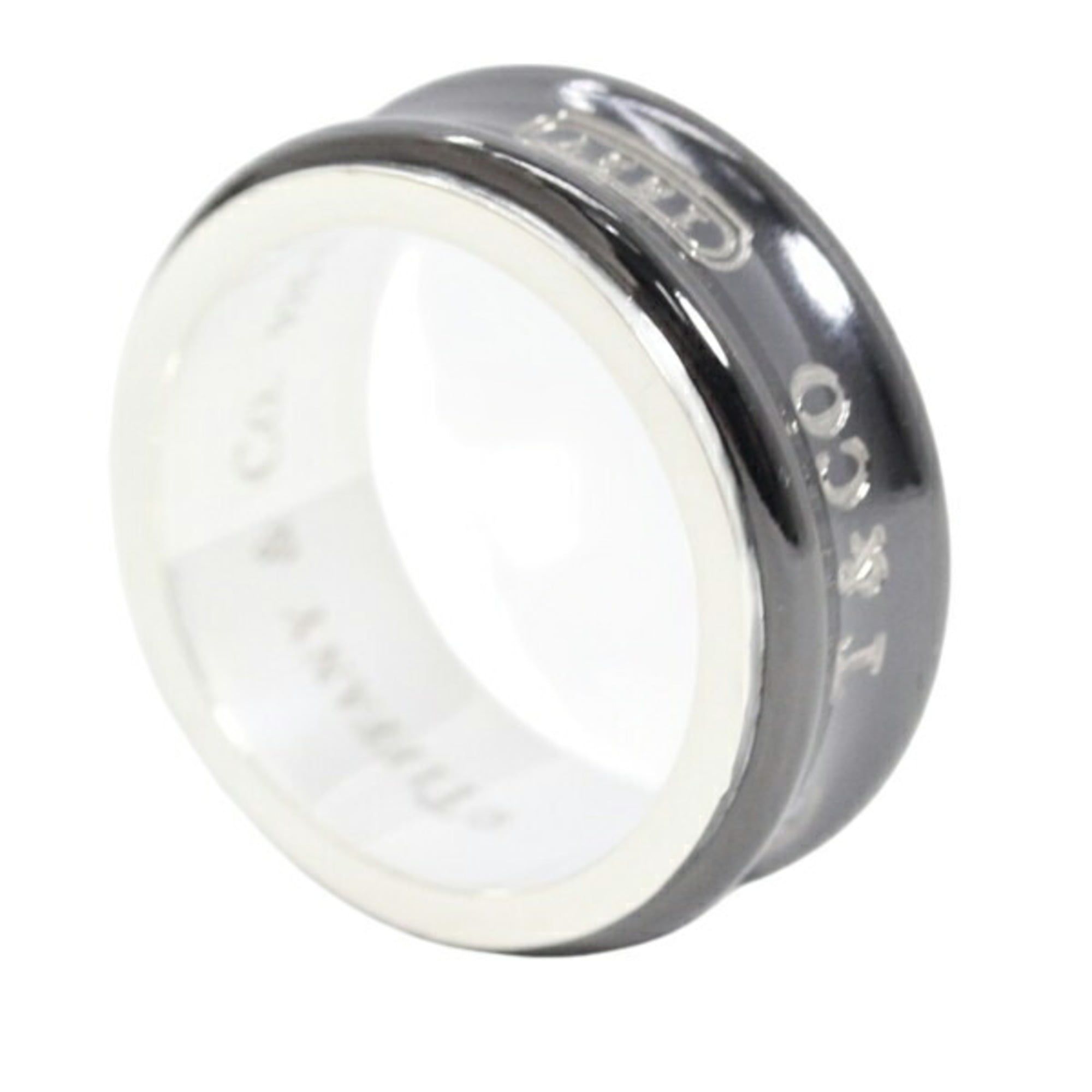 Silver 925 Titanium Band Ring (Pre-Owned) - Tiffany - Modalova