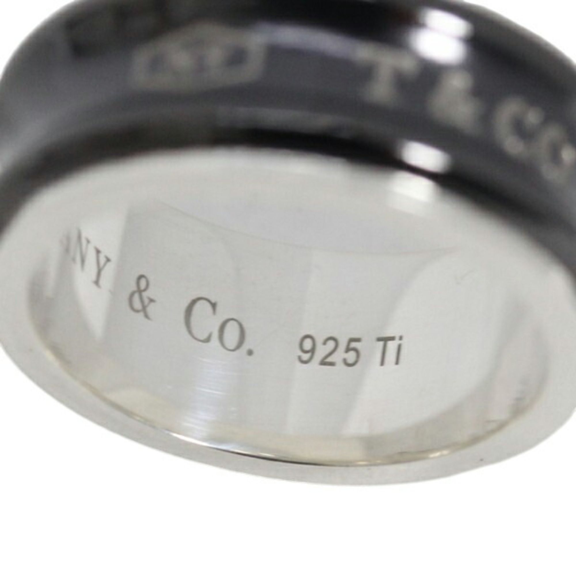Silver 925 Titanium Band Ring (Pre-Owned) - Tiffany - Modalova