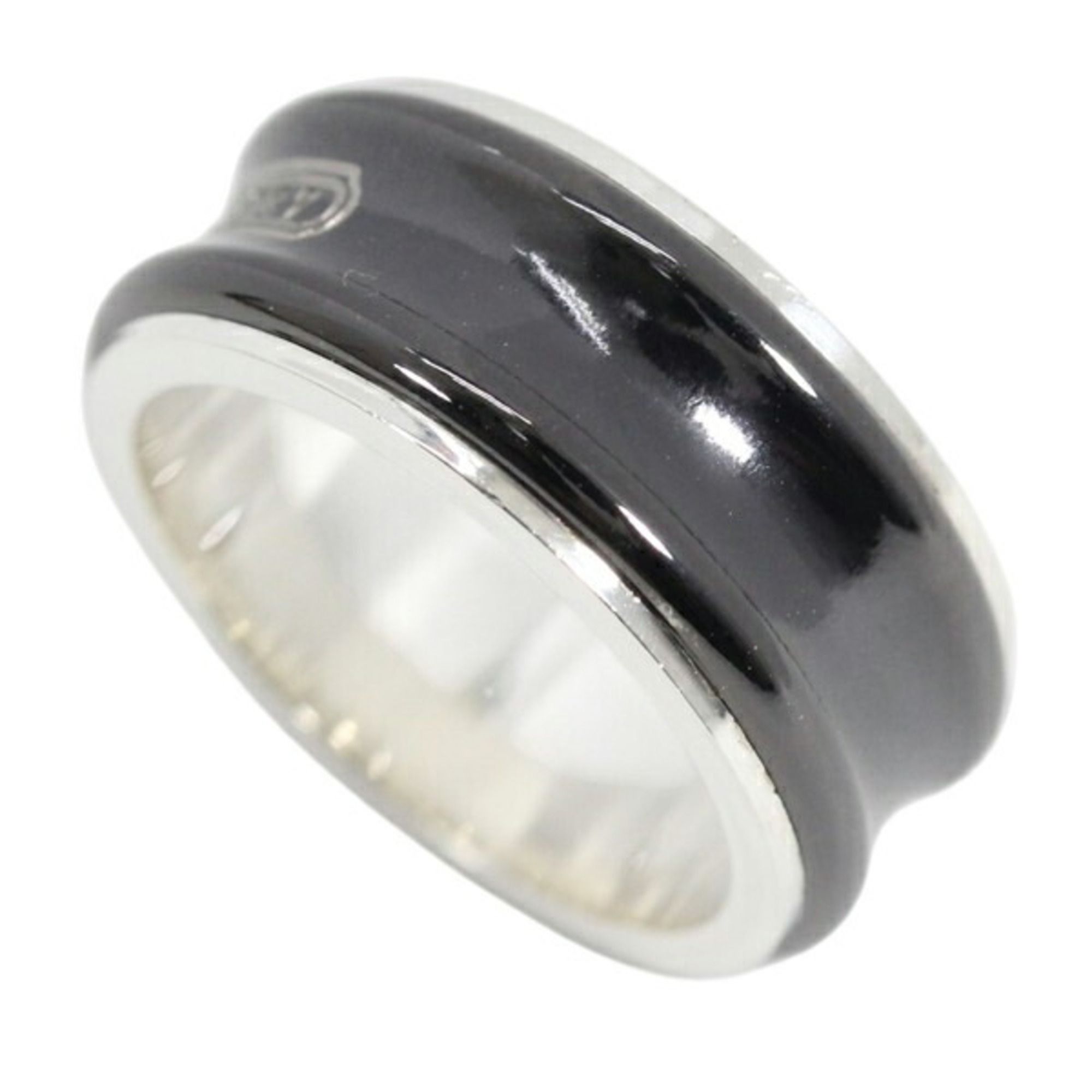 Silver 925 Titanium Band Ring (Pre-Owned) - Tiffany - Modalova