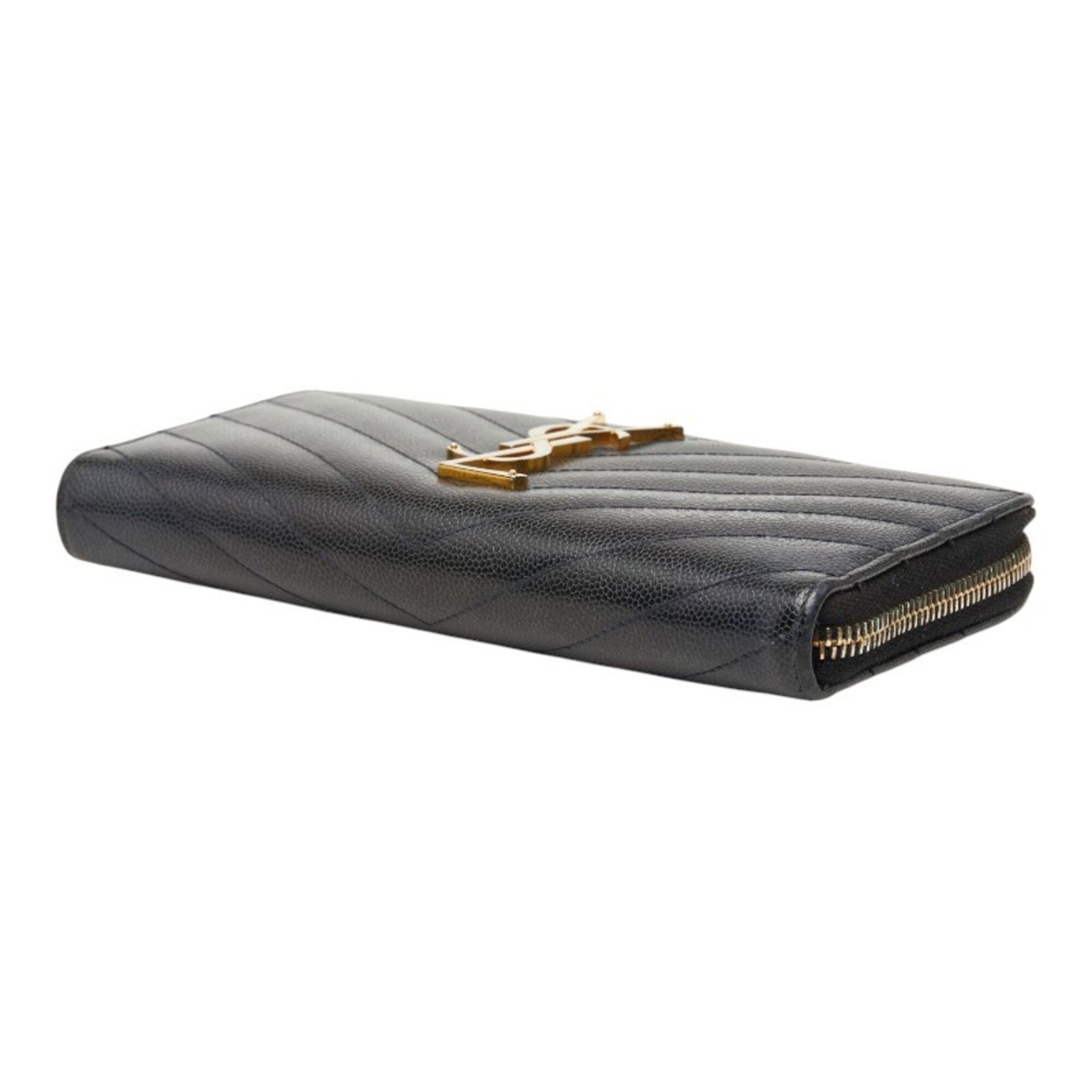 Leather Long Wallet (Bi-Fold) (Pre-Owned) - Saint Laurent - Modalova