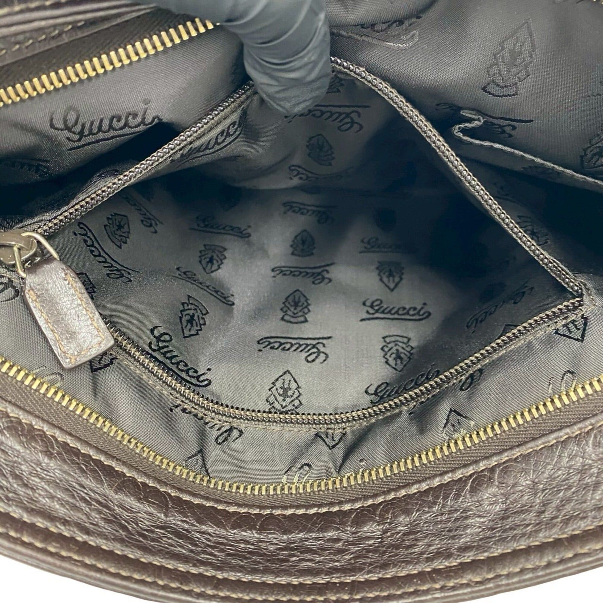 Leather Pochette Shoulder Bag (Pre-Owned) - Gucci - Modalova