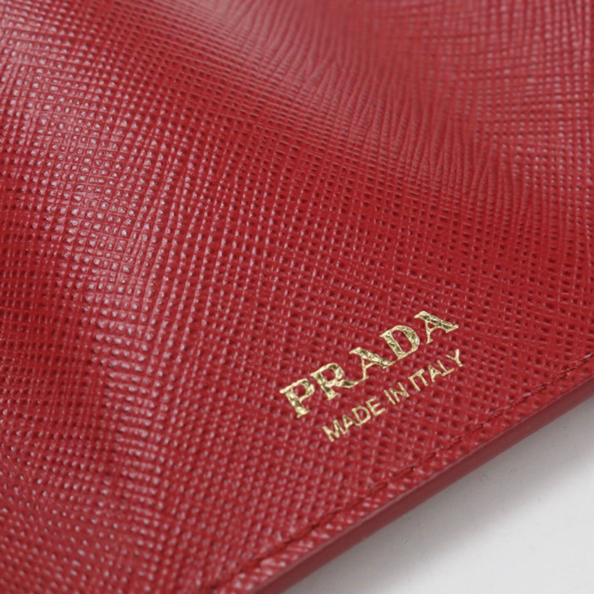 Leather Wallet (Tri-Fold) (Pre-Owned) - Prada - Modalova