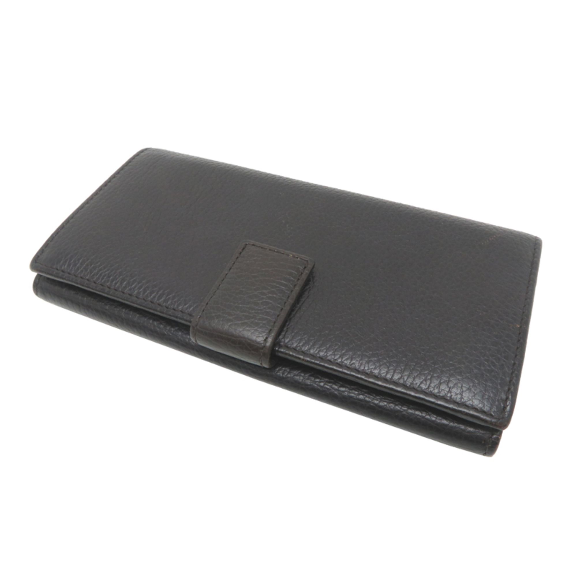 Leather Long Wallet (Bi-Fold) (Pre-Owned) - Gucci - Modalova
