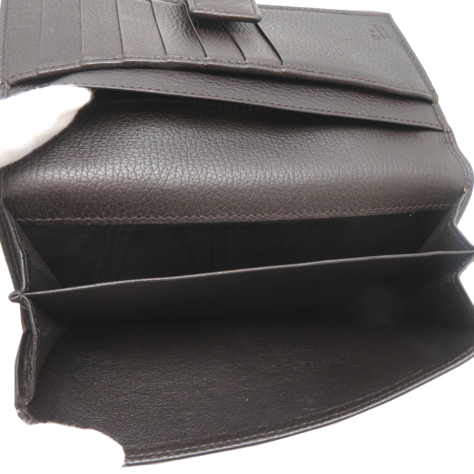 Leather Long Wallet (Bi-Fold) (Pre-Owned) - Gucci - Modalova